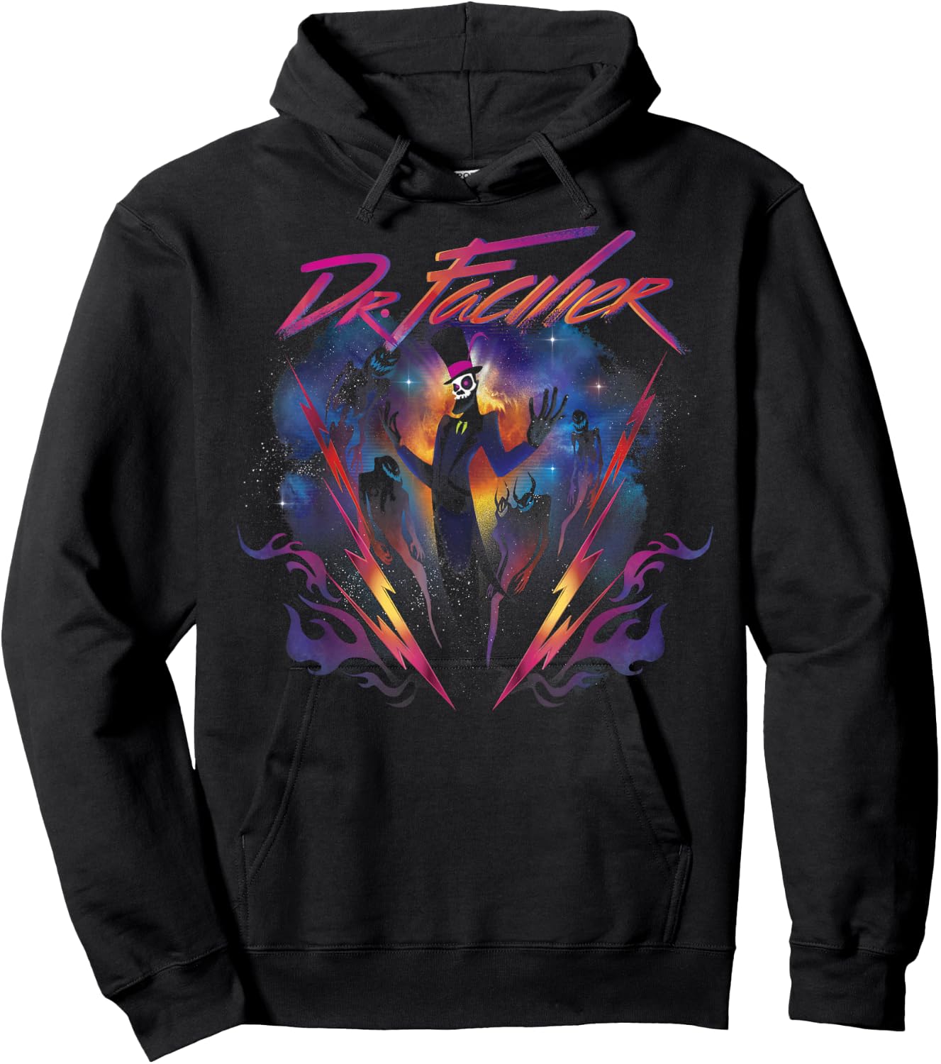 Disney Villains Dr. Facilier Rock Portrait Hoodie - Hoodie | Black