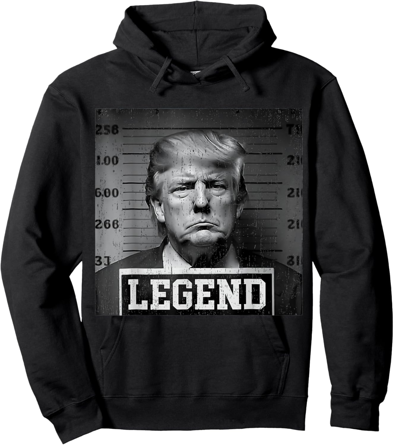 President Trump Mug Shot Hoodie - Hoodie | Black