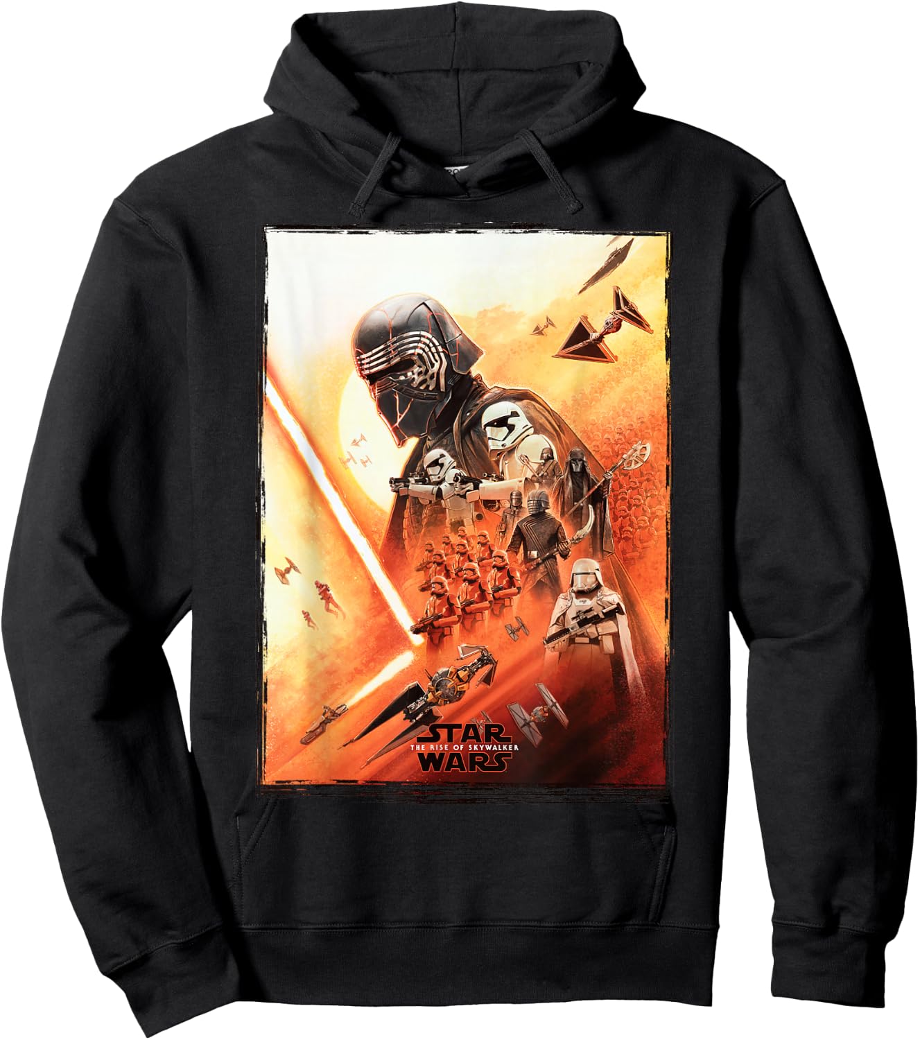 Star Wars The Rise of Skywalker Kylo Poster Hoodie - Hoodie | Black