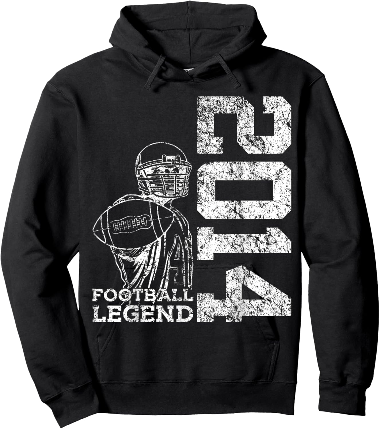 12 Years Football Legend 2014 12th Birthday Hoodie - Hoodie | Black