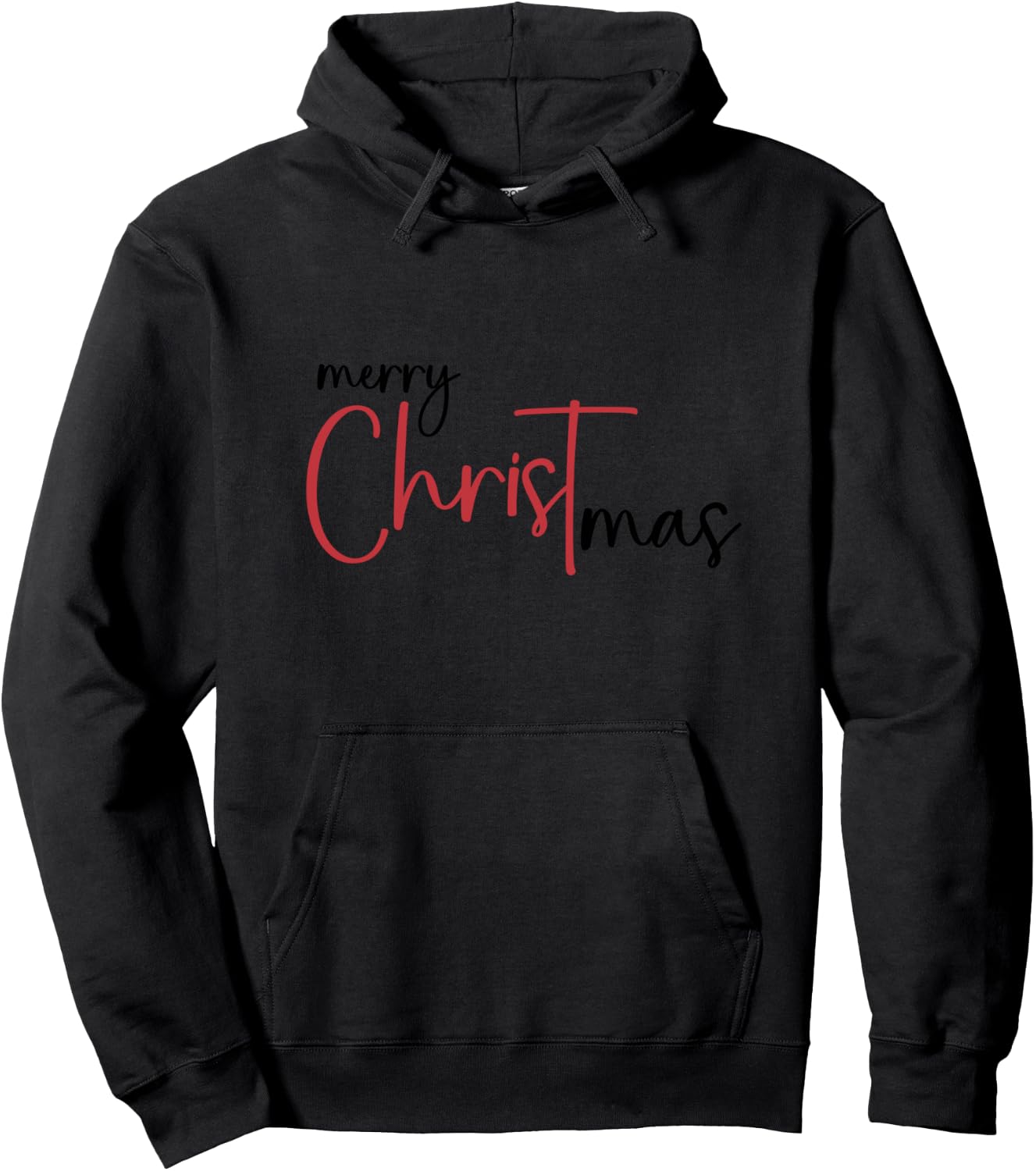 Merry Christ Mas Christmas Begins With Christ Xmas Hoodie - Hoodie | Black
