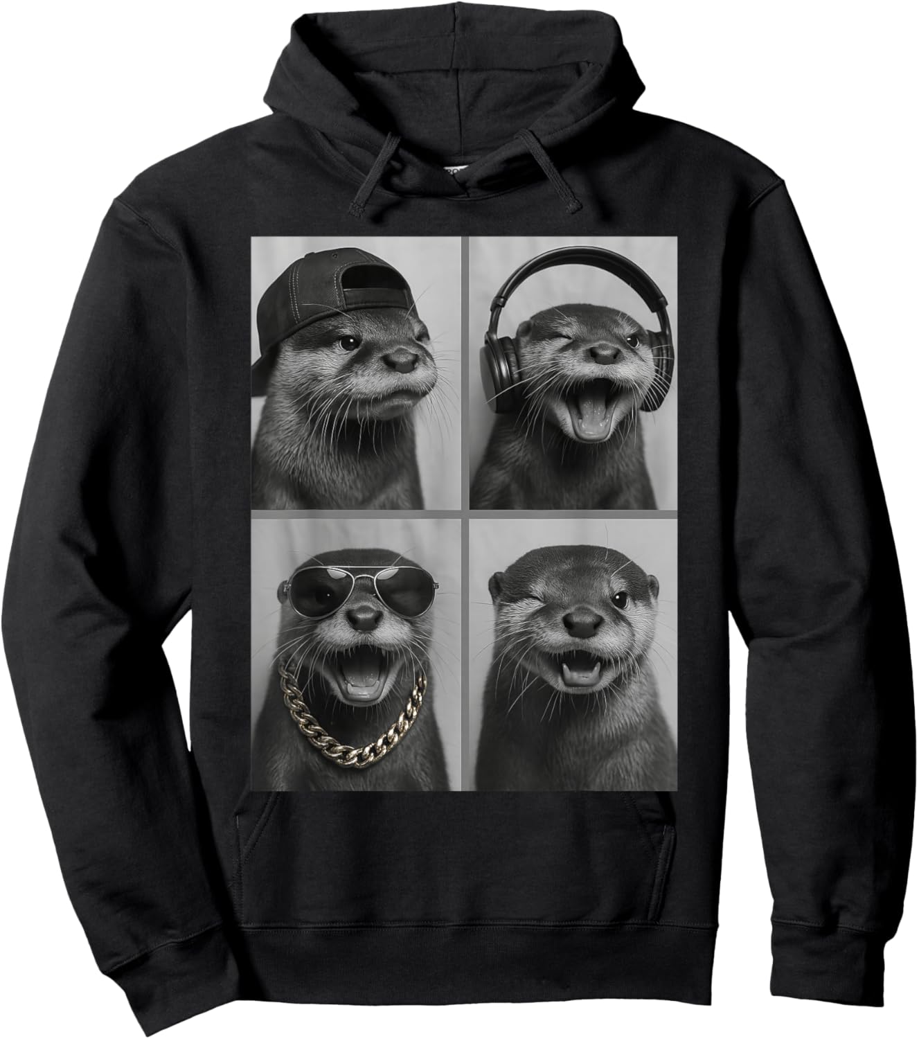 Lunettes de Soleil Otter Hoodie - Hoodie | Black