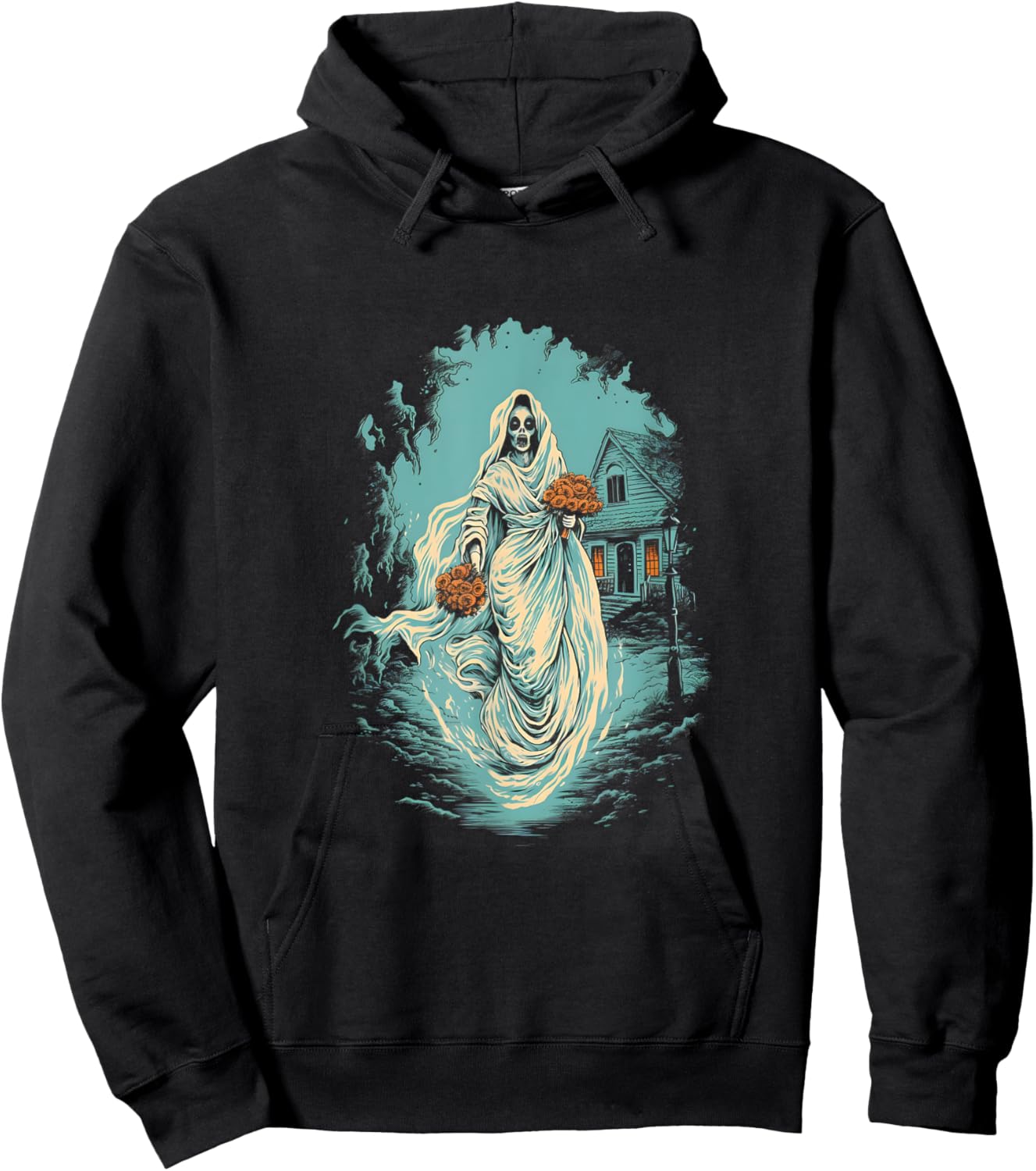 Ghost Bride / La Llorona by Haunted Horror Halloween Hoodie - Hoodie | Black