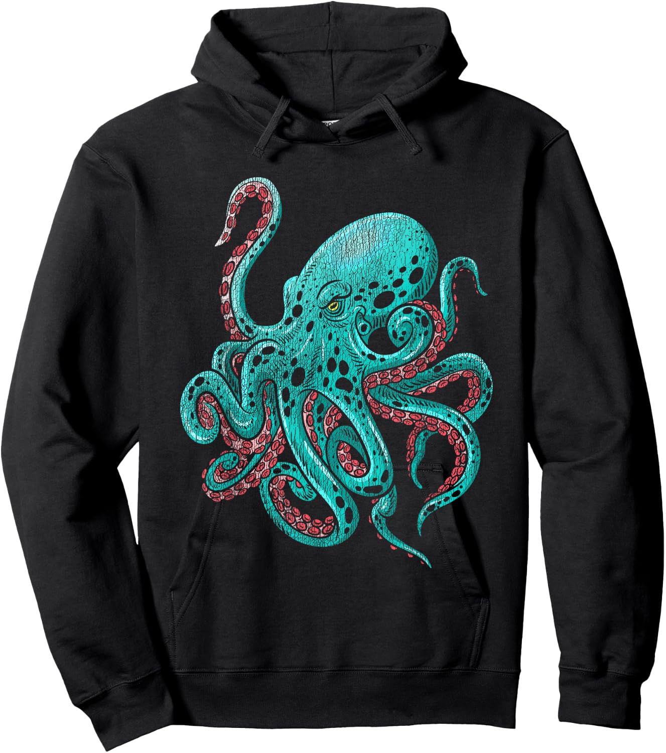 Kraken Octopus Hoodie - Hoodie | Black