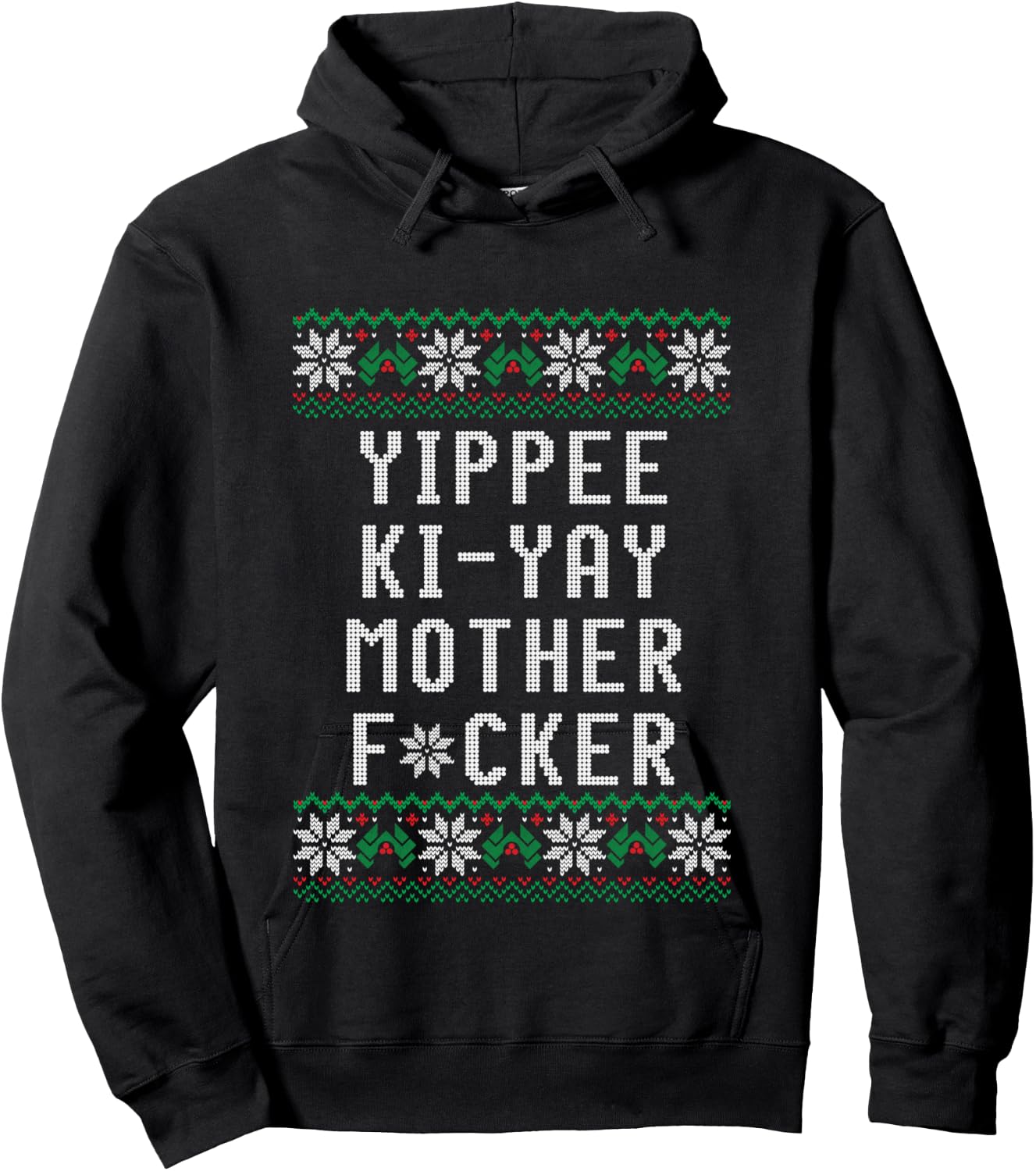 Yippee Ki-Yay - Christmas design Hoodie - Hoodie | Black