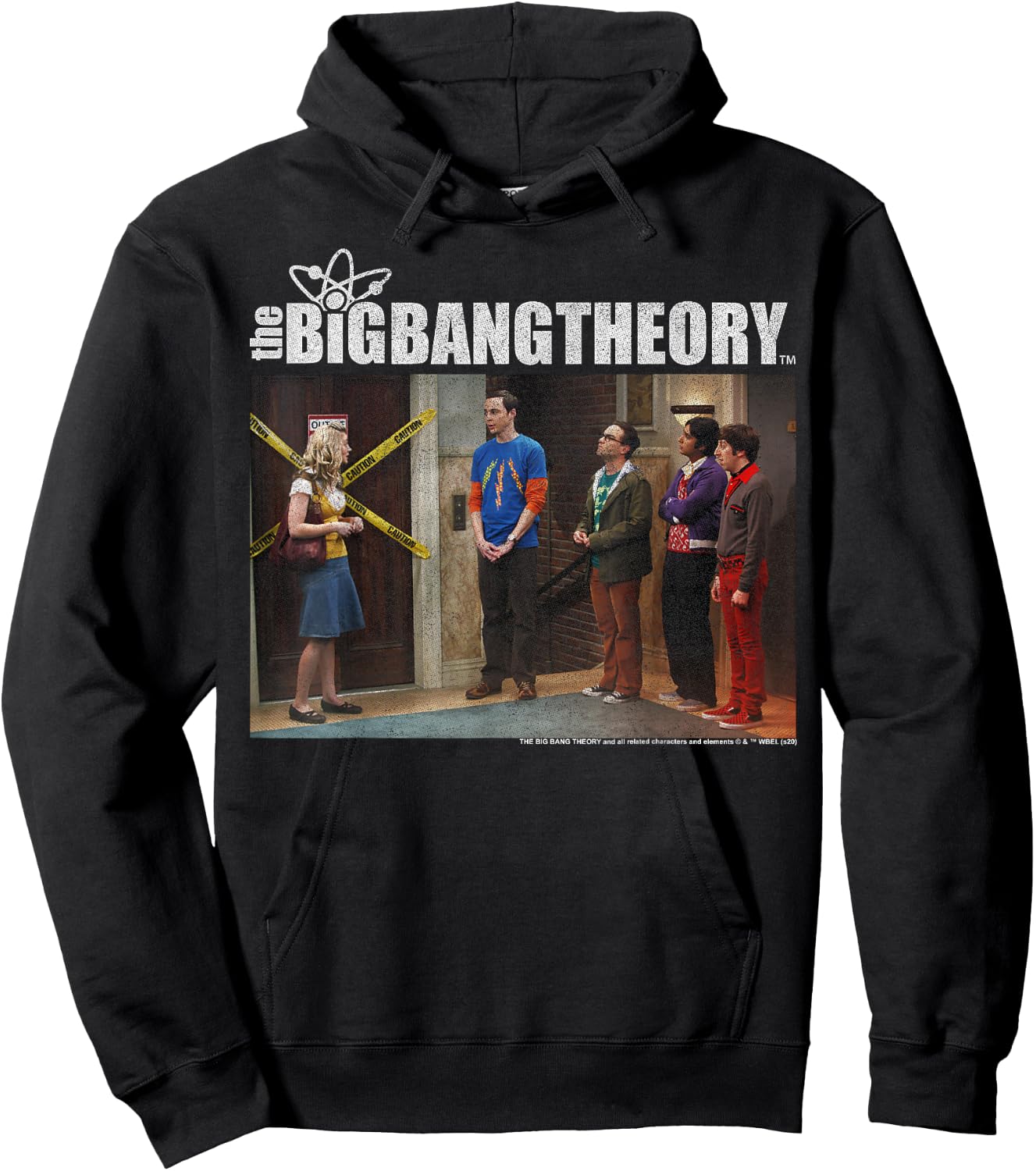 The Big Bang Theory Broken Elevator Group Shot Hoodie - Hoodie | Black