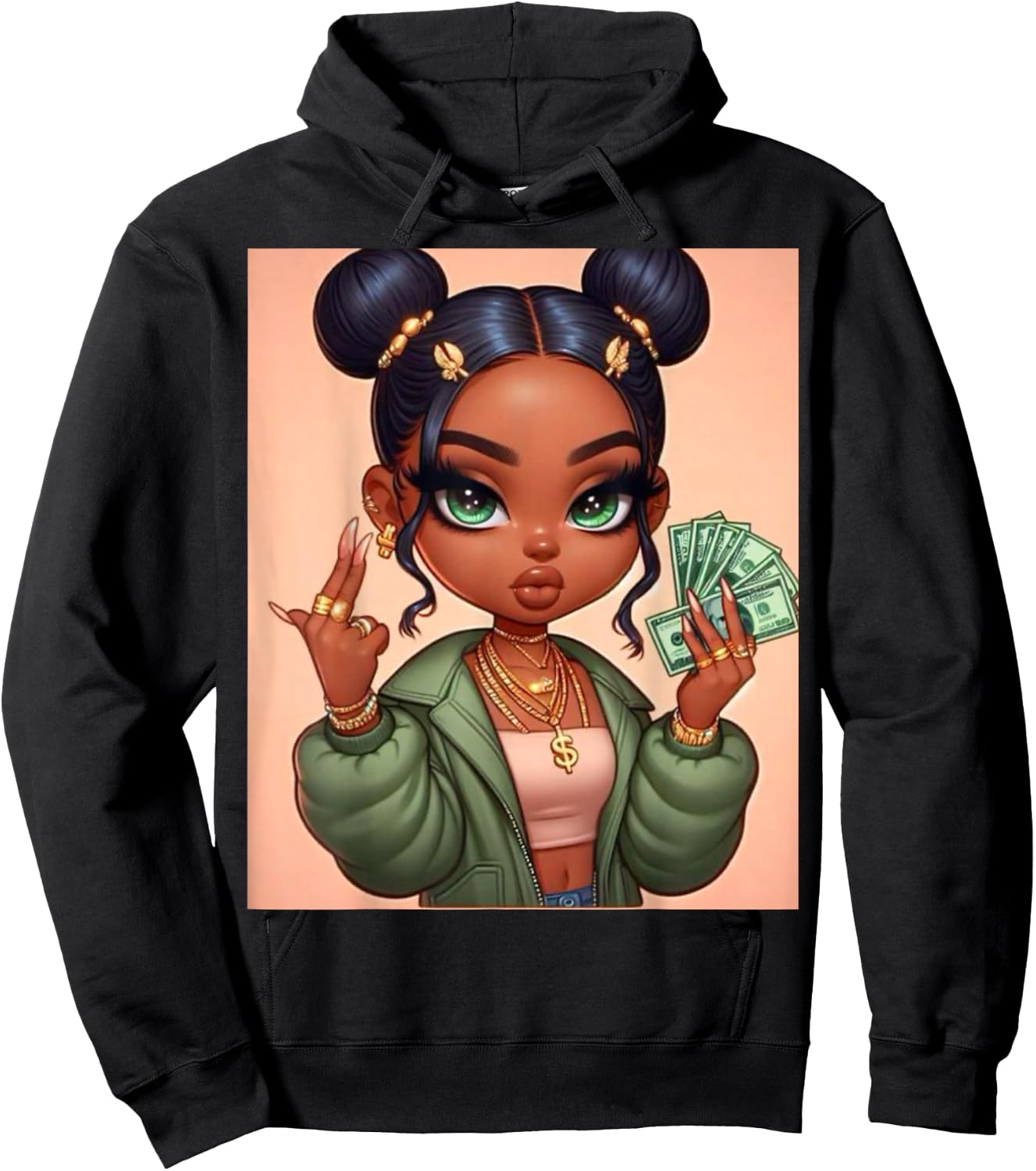 "Get Money" Hoodie - Hoodie | Black