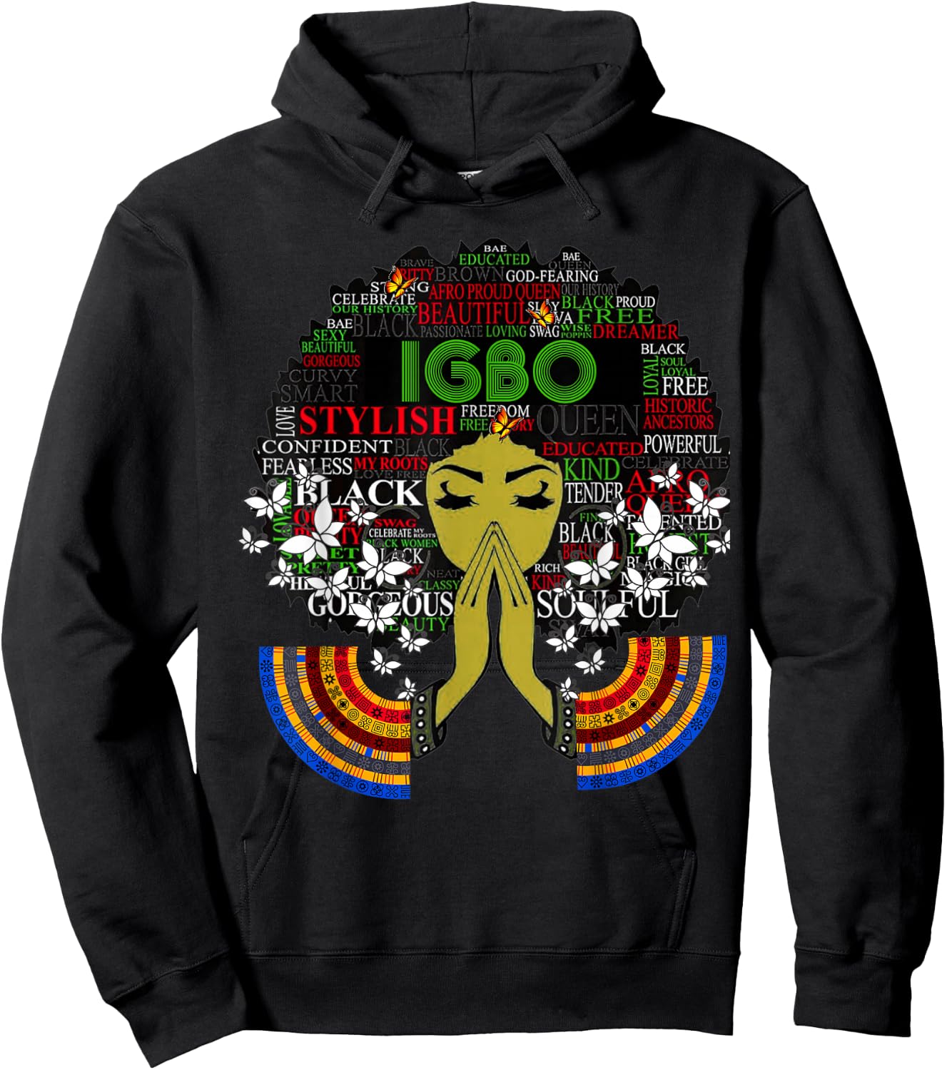 Igbo Girl - Cute Nigerian Girl Of Nigeria Hoodie - Hoodie | Black