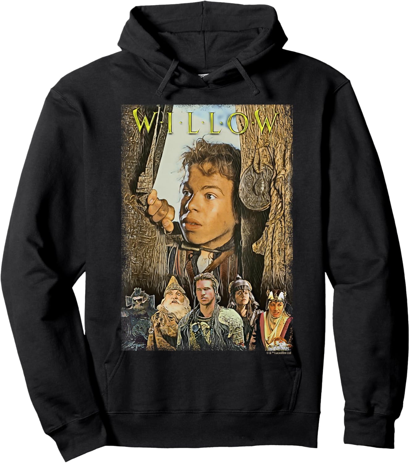 Lucasfilm Willow Movie The Magic Lies Within Hoodie - Hoodie | Black