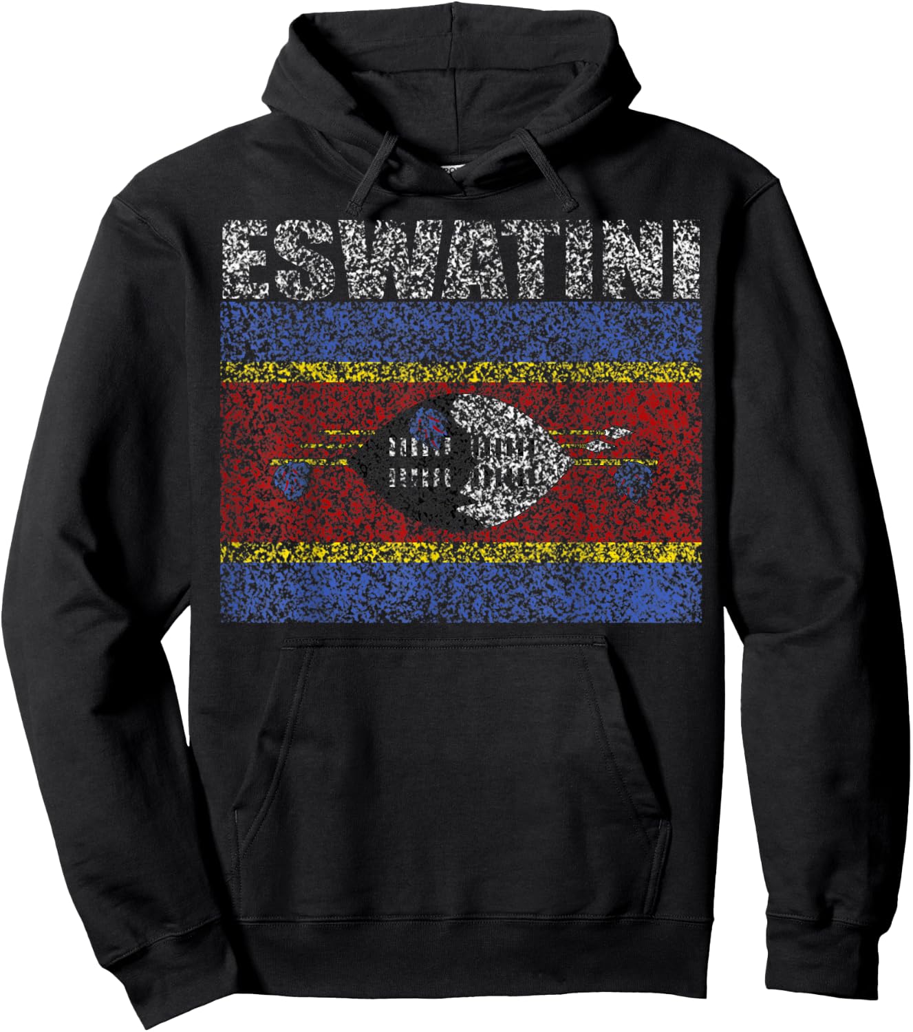 National Flag of Eswatini souvenir gift women Hoodie - Hoodie | Black