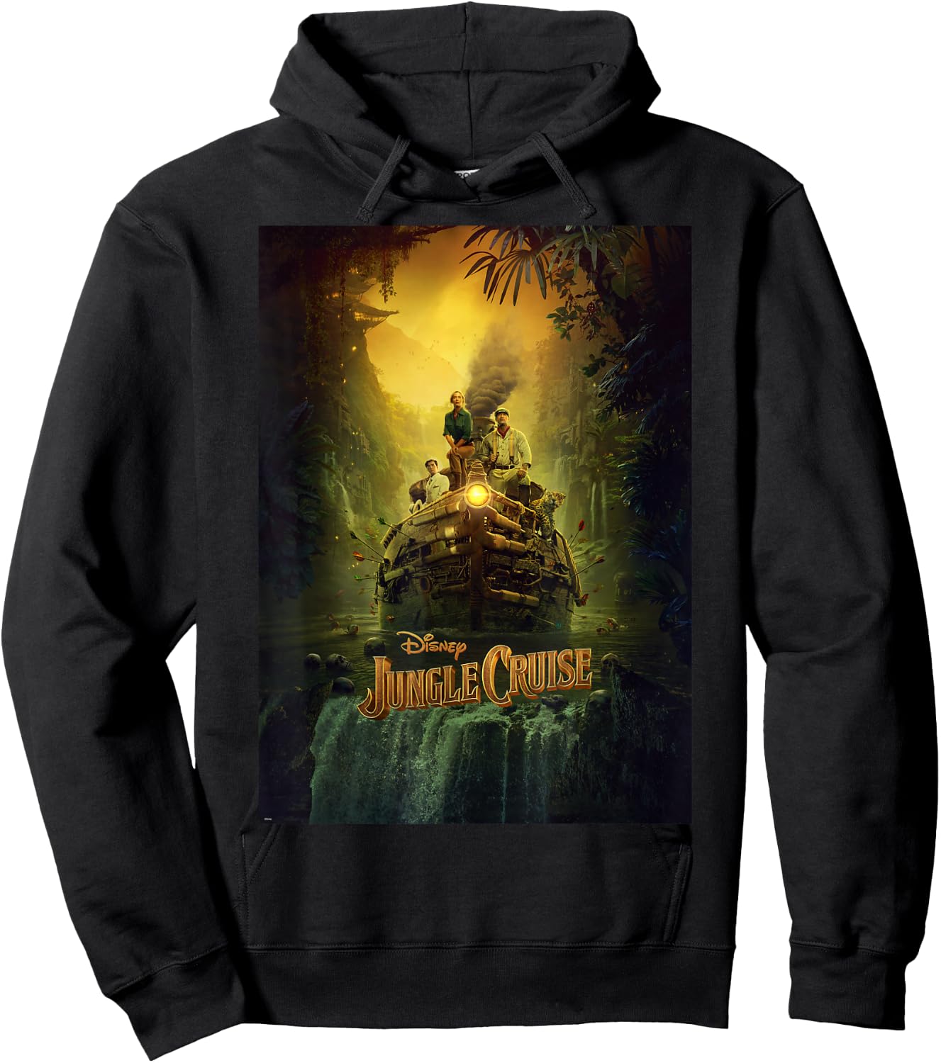 Disney Jungle Cruise Poster Hoodie - Hoodie | Black
