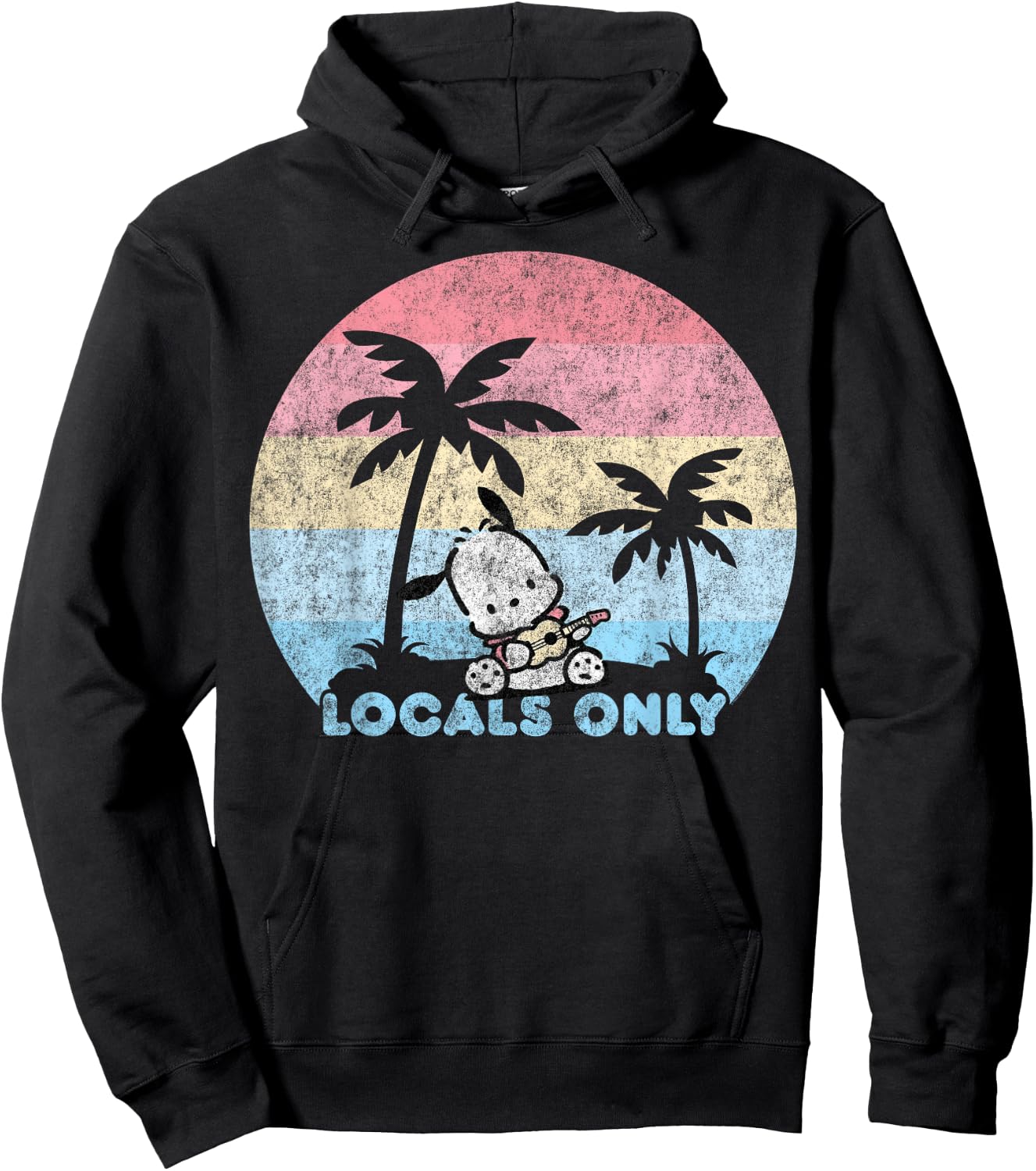 Pochacco Locals Only Hoodie - Hoodie | Black