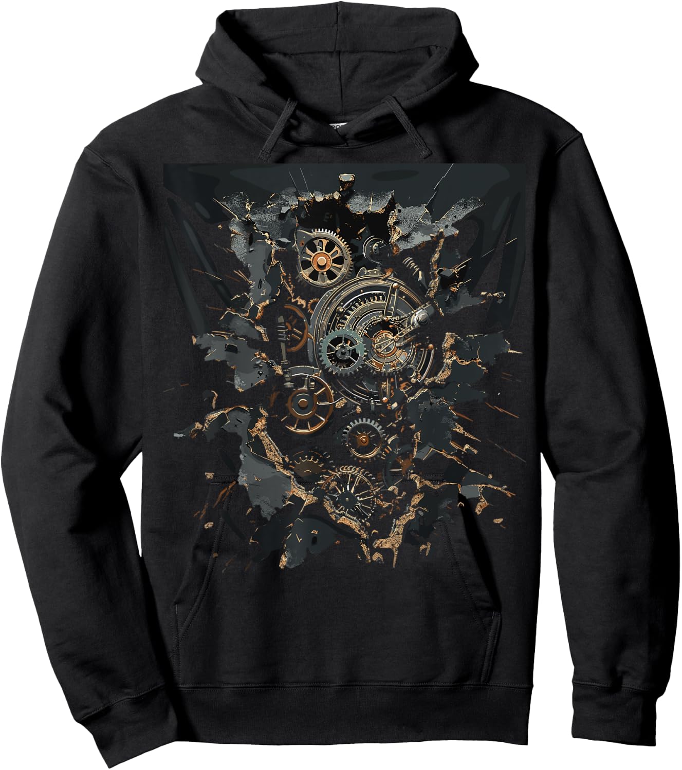 Steam Punk Mechanics Steampunk Art Hoodie - Hoodie | Black