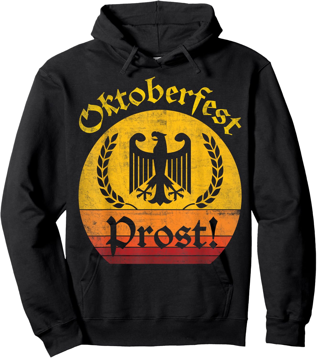 Retro Oktoberfest Shirt Men Women Kids Oktoberfest Cheers Hoodie - Hoodie | Black