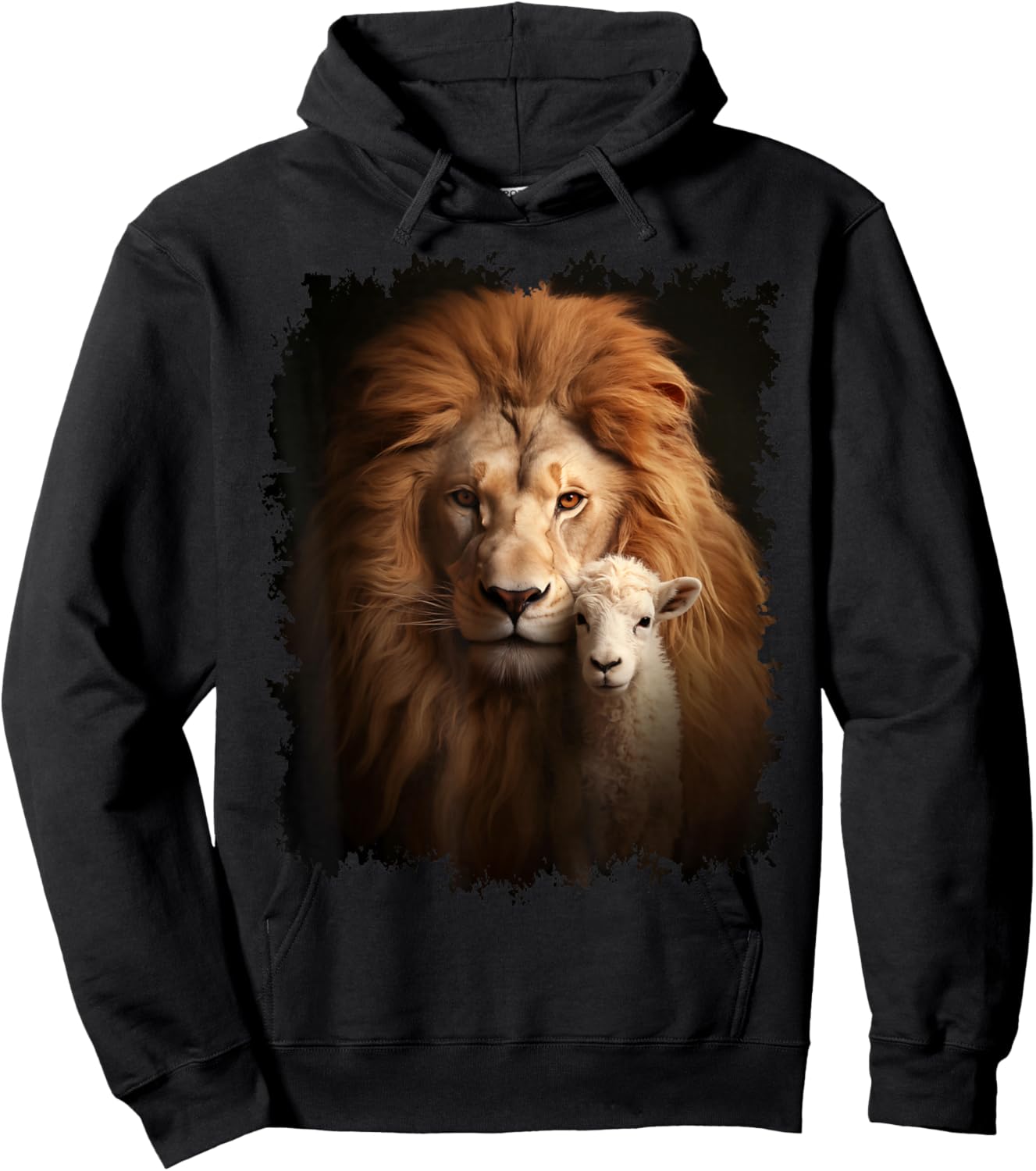Lion and Lamb : Messiah Powerful Protector Hoodie - Hoodie | Black