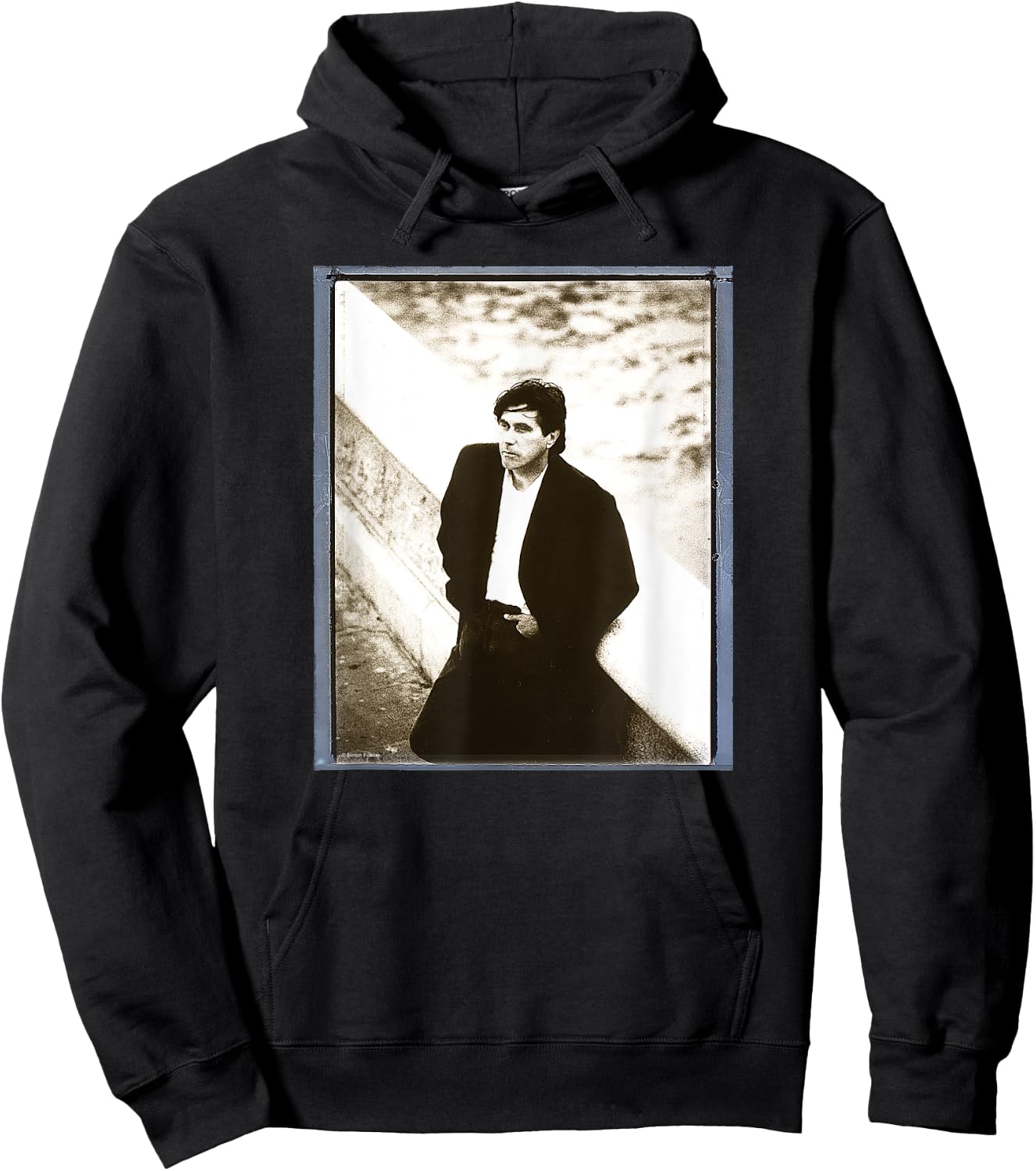 Bryan Ferry Of Roxy Music By Simon Fowler Hoodie - Hoodie | Black
