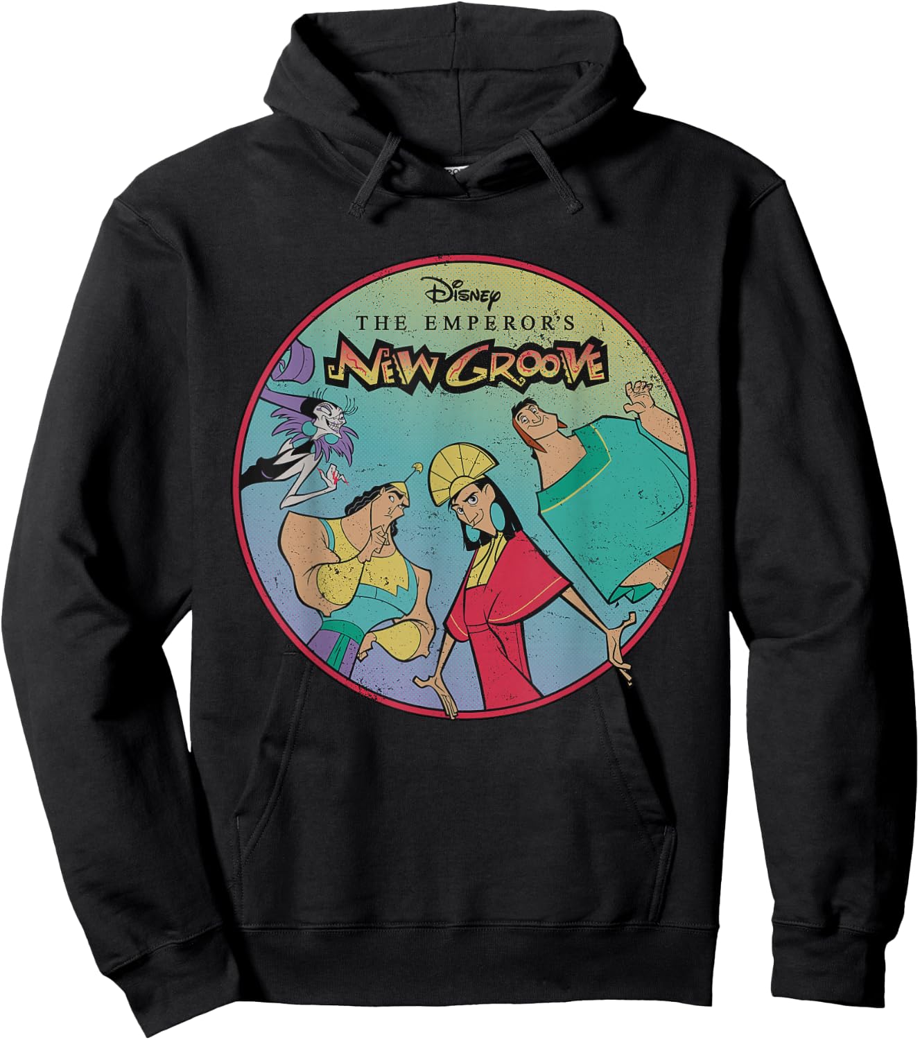 Disney The Emperors New Groove Characters Hoodie - Hoodie | Black