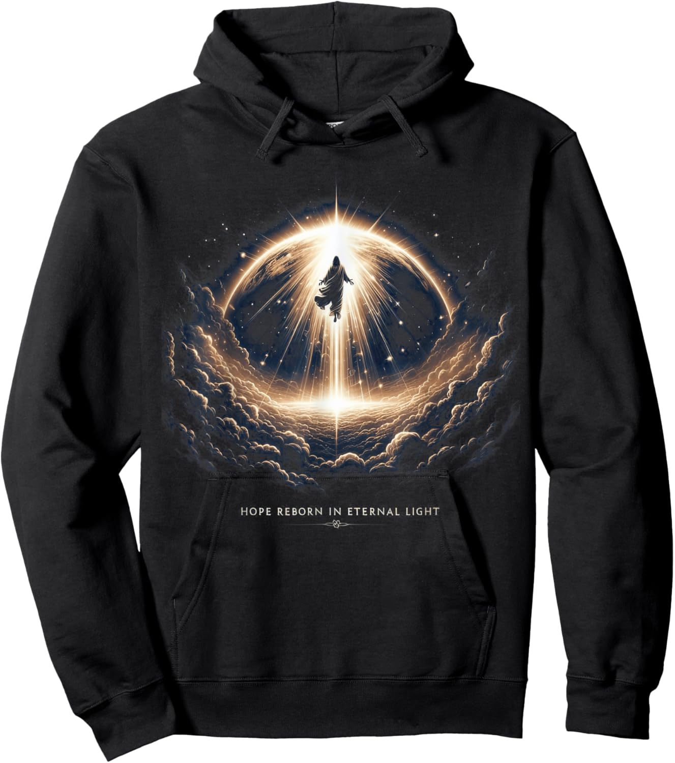 Christians Religion Believers Man Women Kids Jesus Christ Resurrection - Easter Day Christian Faith Hoodie - Hoodie | Black