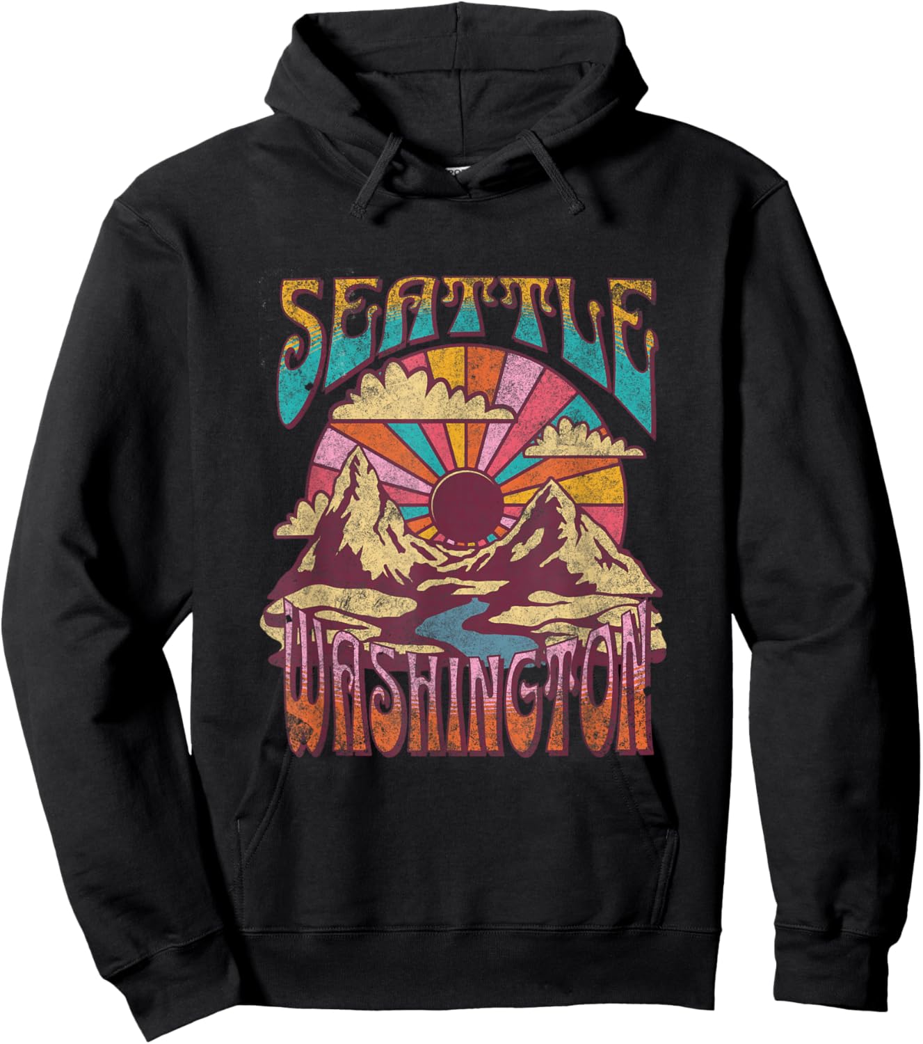 Seattle Hoodie - Hoodie | Black