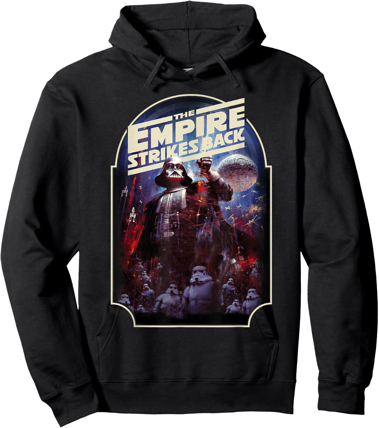 Star Wars The Empire Strikes Back Vintage Poster Hoodie - Hoodie | Black