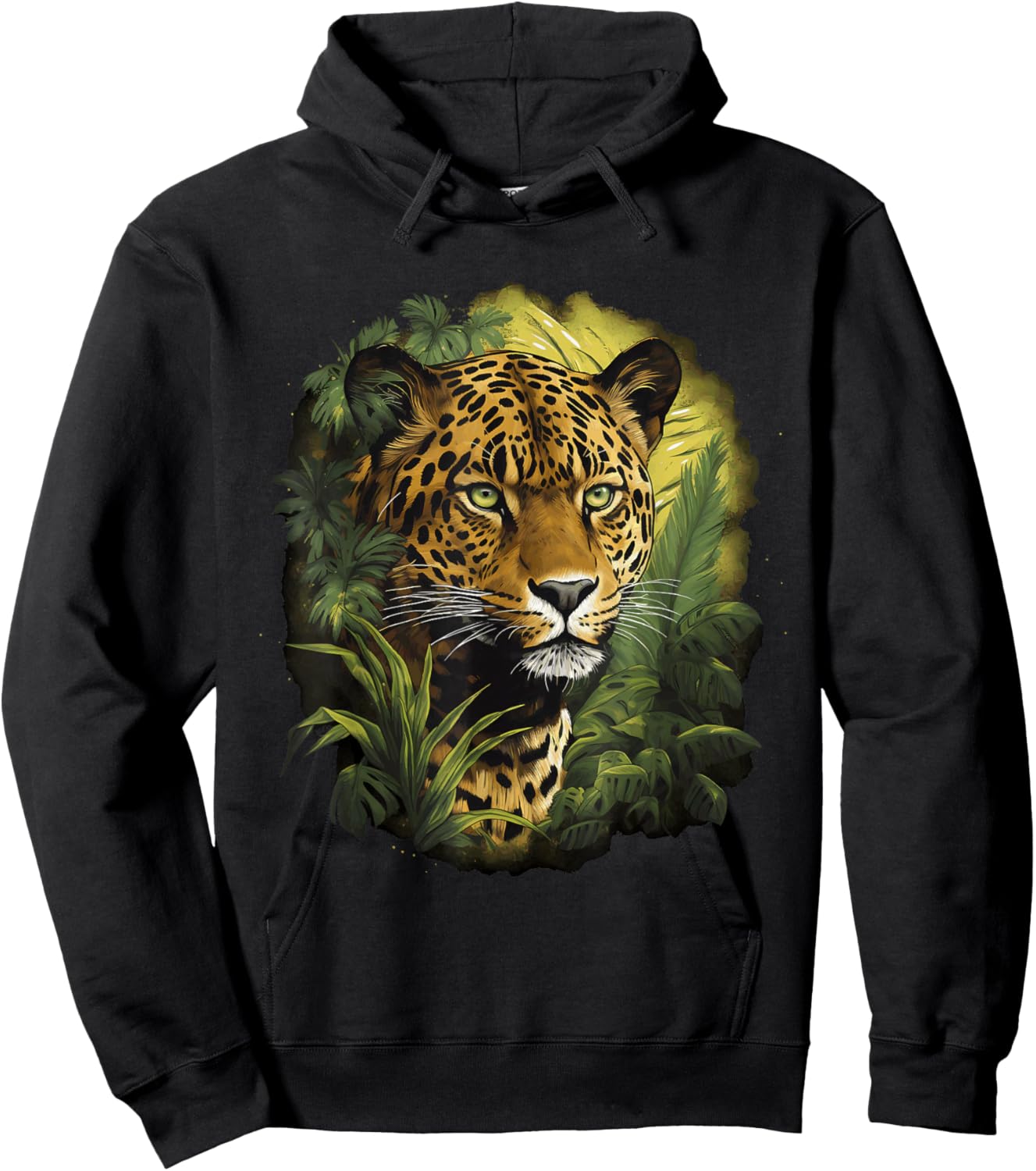 Jaguar Big Cat Lover Print Graphic Design Men Women Kids Hoodie - Hoodie | Black