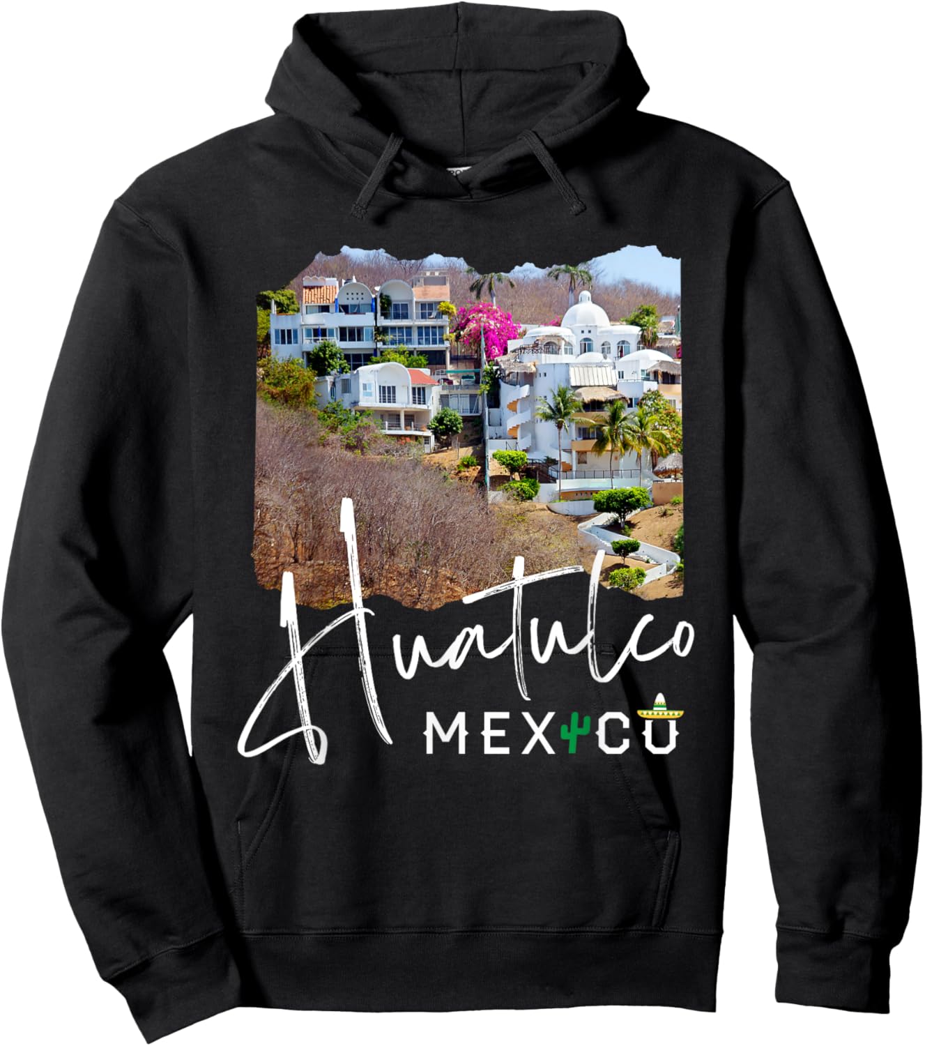 Huatulco Mexico Souvenir / Huatulco Hoodie - Hoodie | Black
