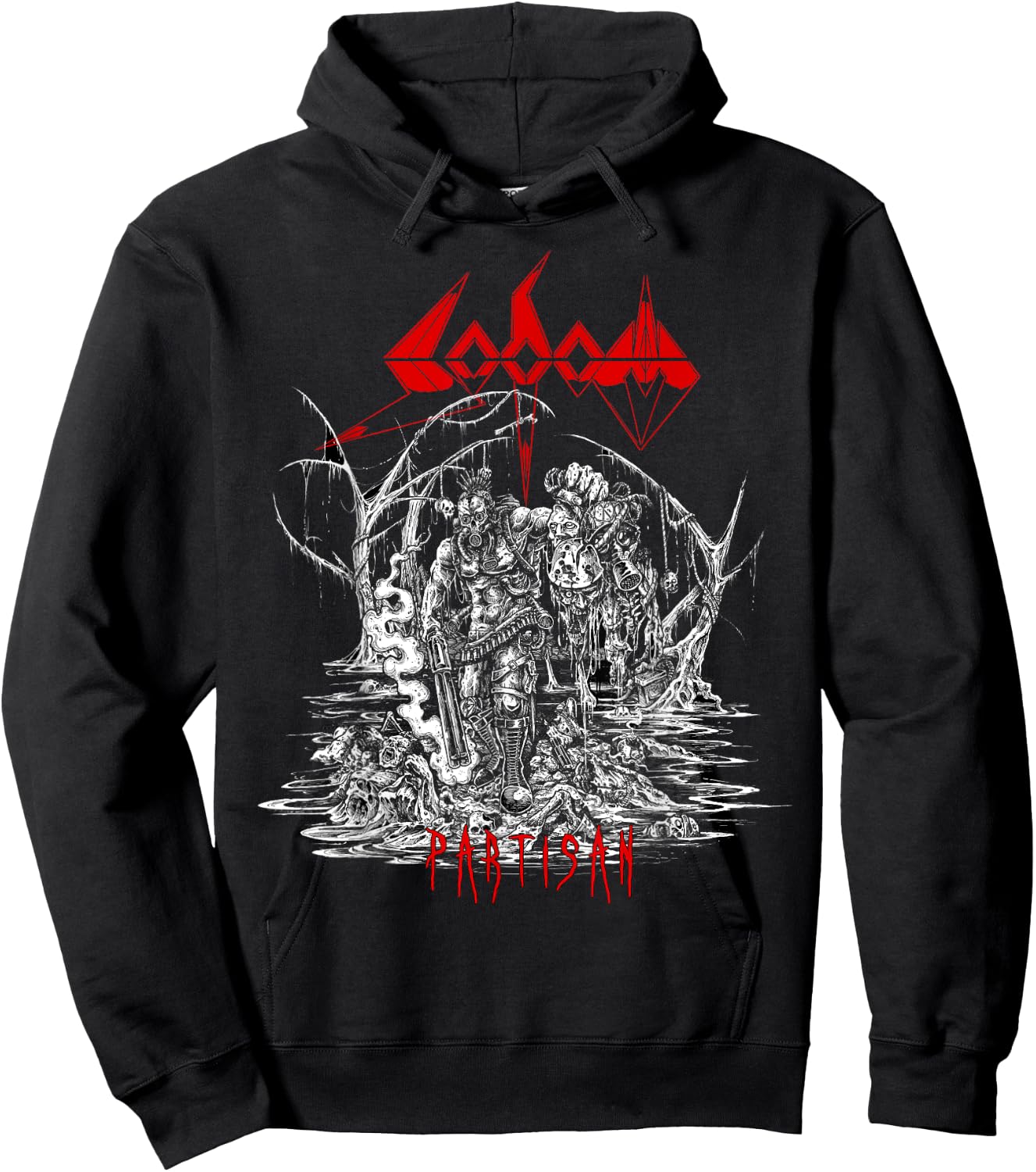Sodom - Partisan - Official Merchandise Hoodie - Hoodie | Black