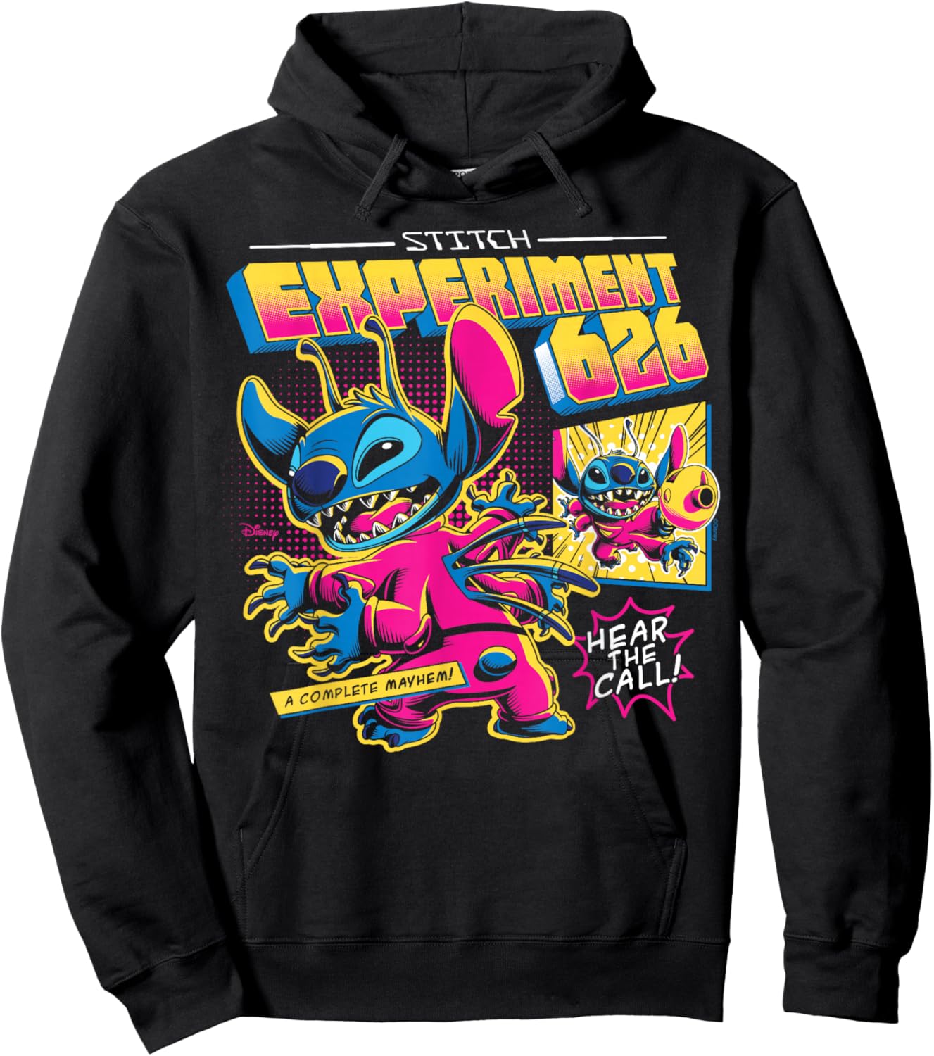 Lilo And Stitch - Experiment 626 Alien Magazine Cover Hoodie - Hoodie | Black