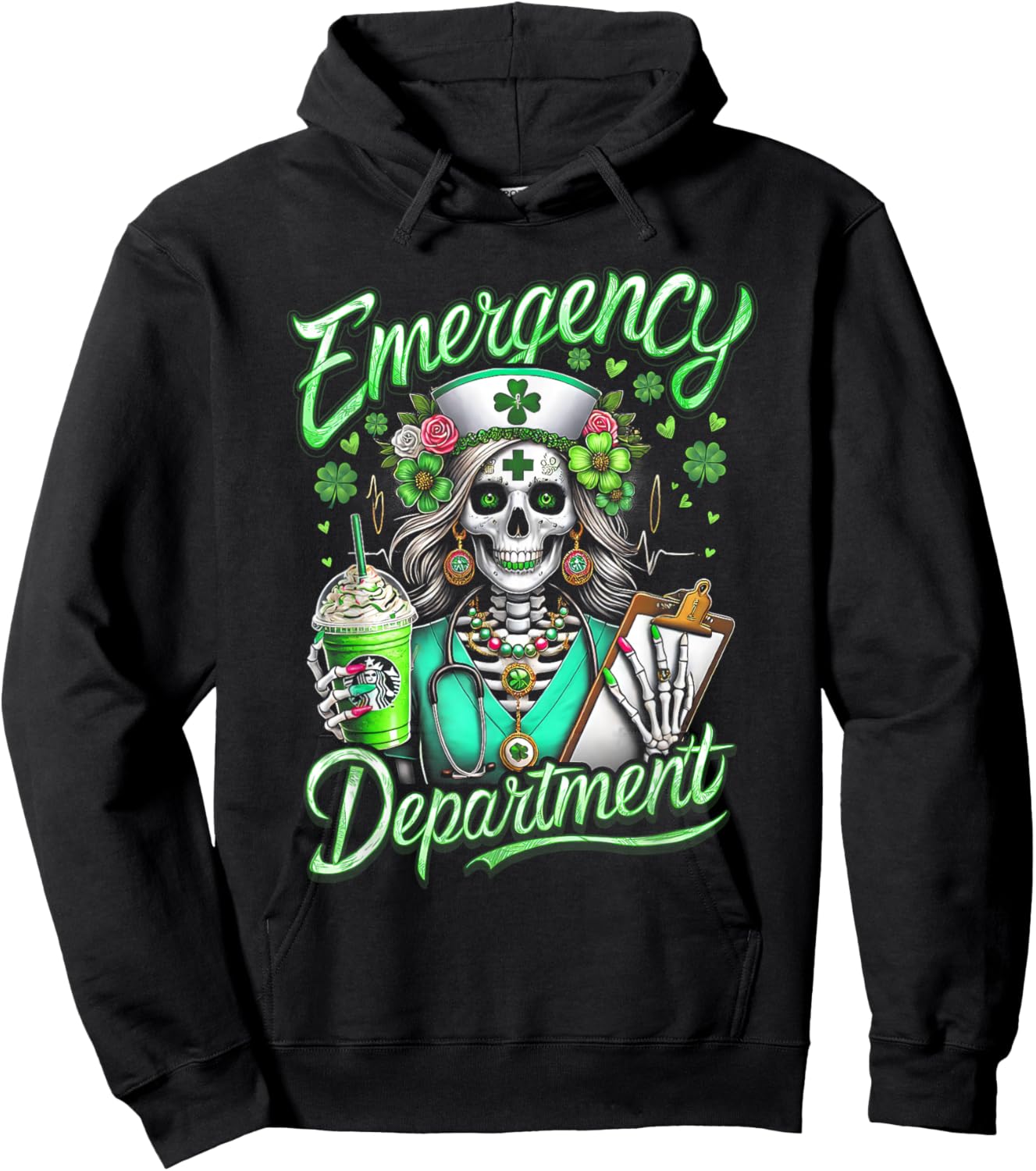 St Patricks Day Hoodie - Hoodie | Black