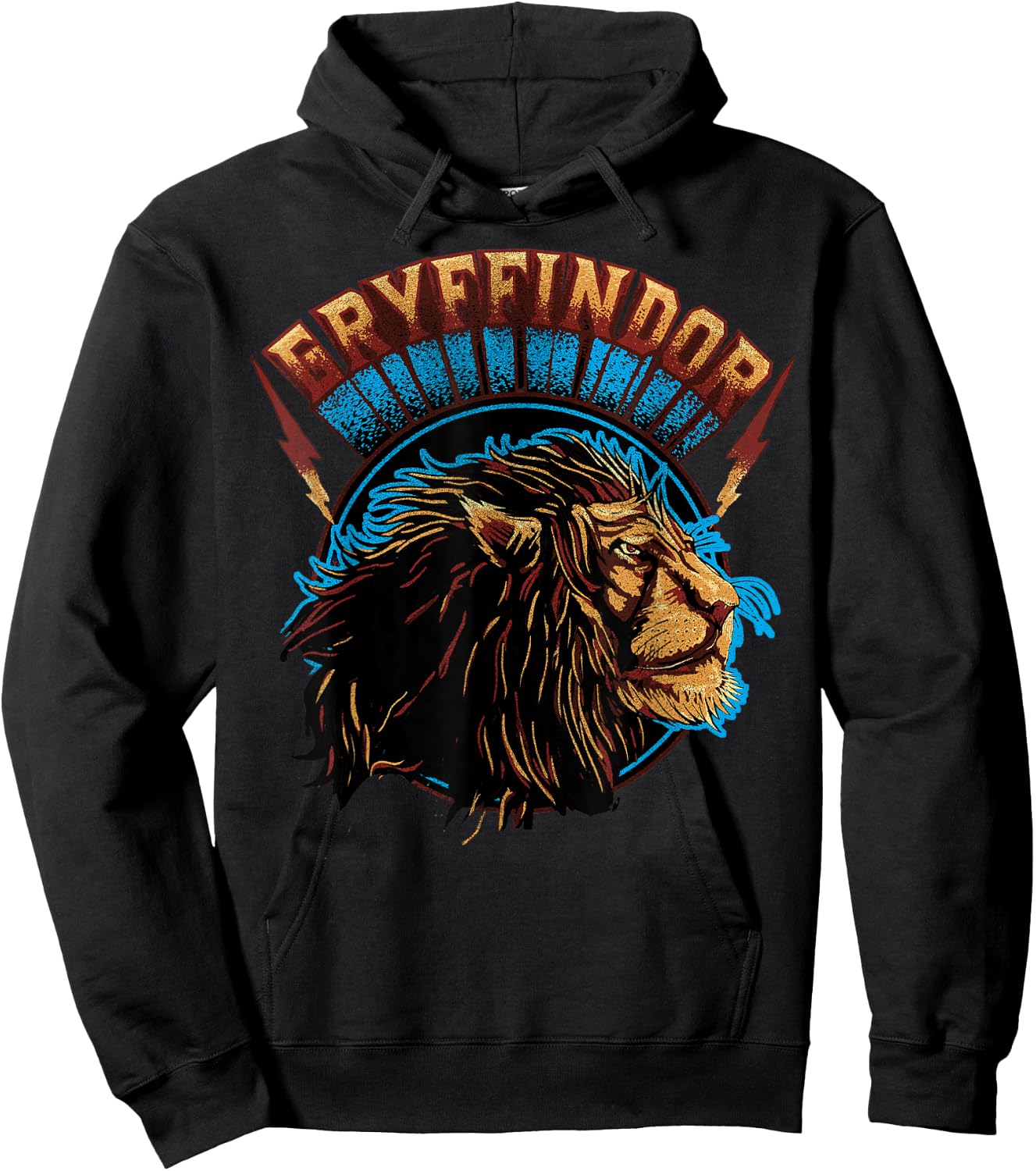 Harry Potter Gryffindor Lion Rock Hoodie - Hoodie | Black