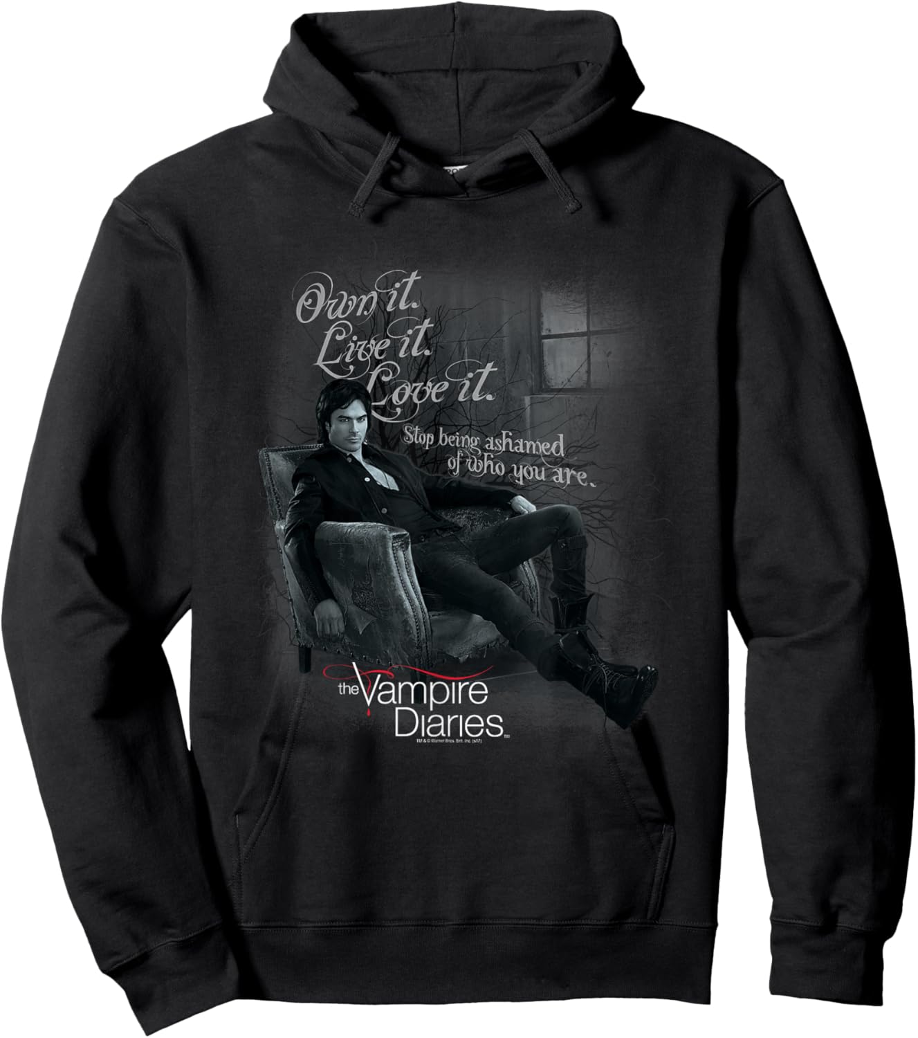 The Vampire Diaries Be Yourself Hoodie - Hoodie | Black
