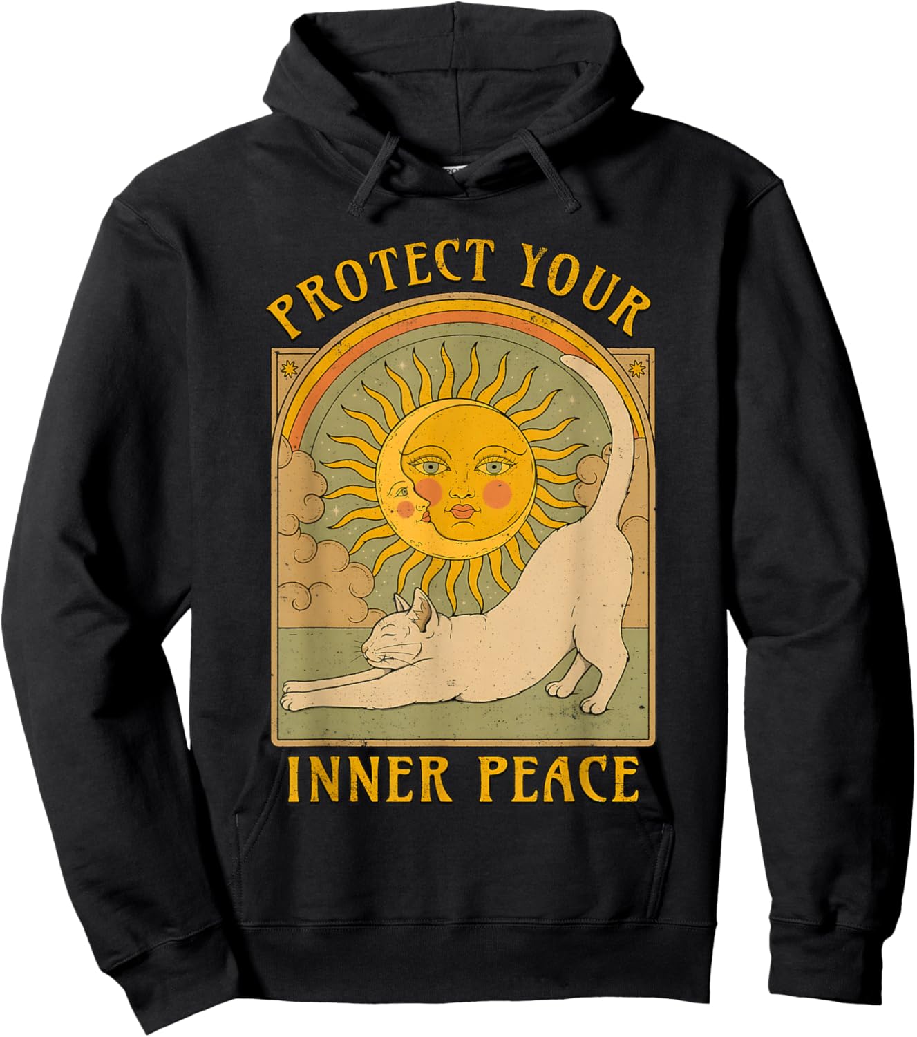 Protect Your Inner Peace Hoodie - Hoodie | Black