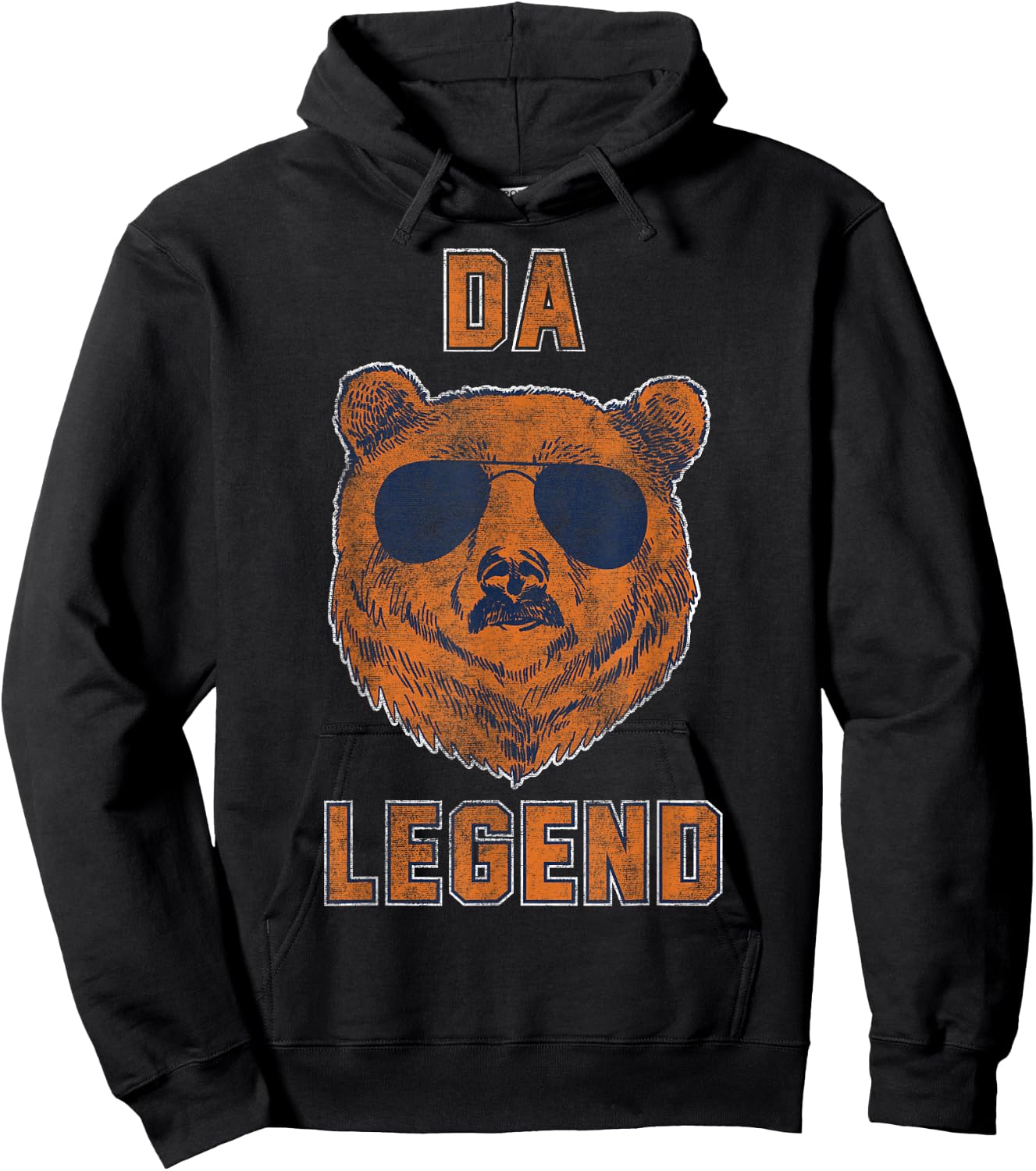 Da Legend Cool Bear Hoodie - Hoodie | Black
