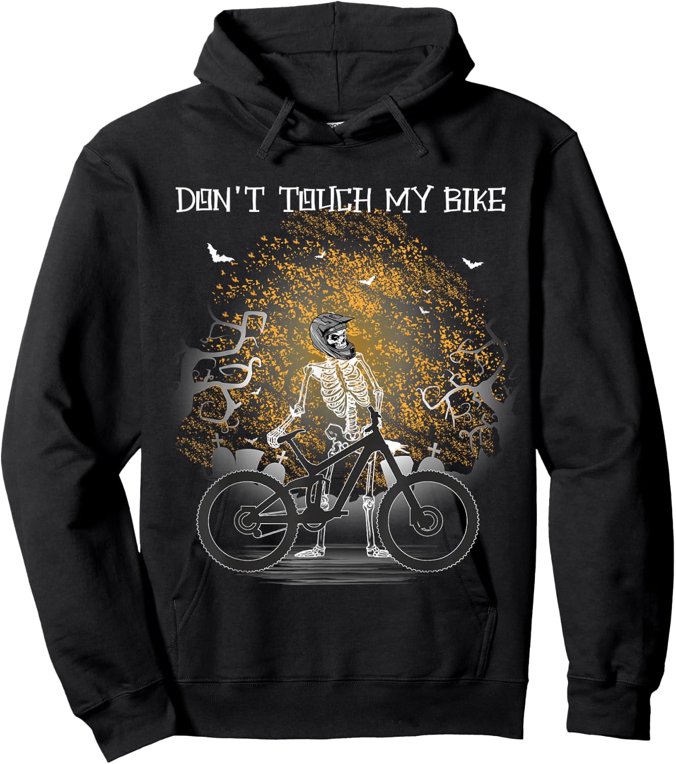 Dont't Touch My Bike - MTB Mountain Bike Hoodie - Hoodie | Black