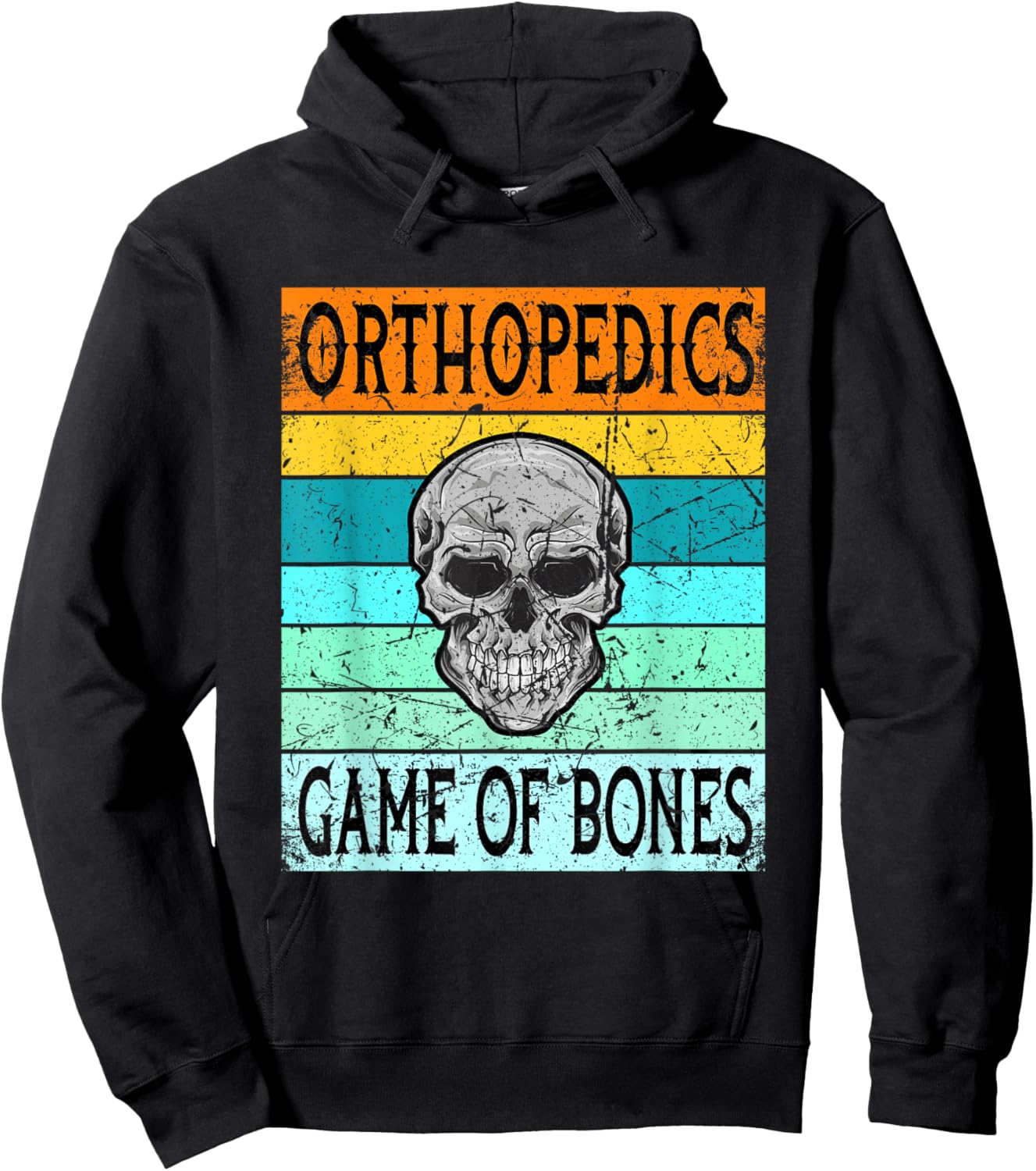Orthopedic Surgeon Shirt Orthopedist Doctor Game Of Bones Hoodie - Hoodie | Black
