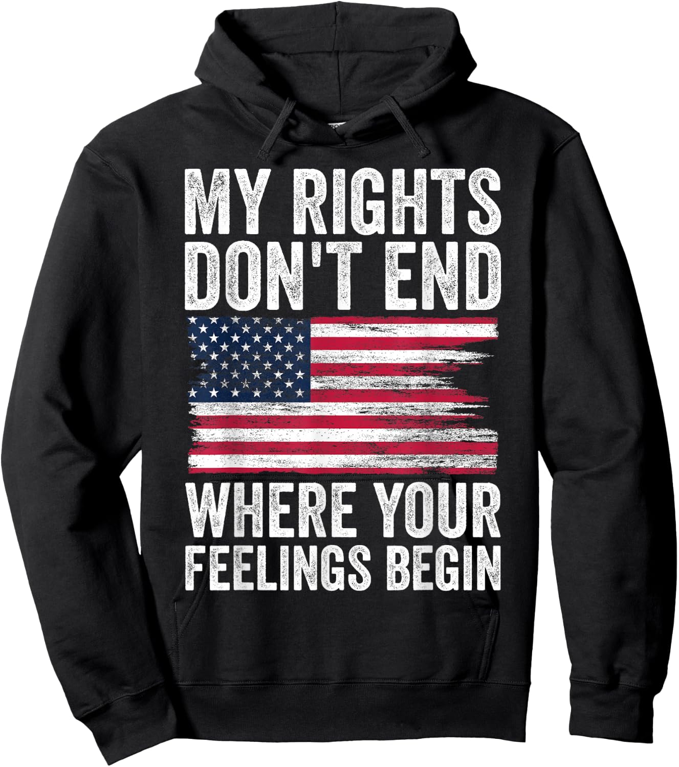 My Rights Don't End Where Your Feelings Begin Hoodie - Hoodie | Black