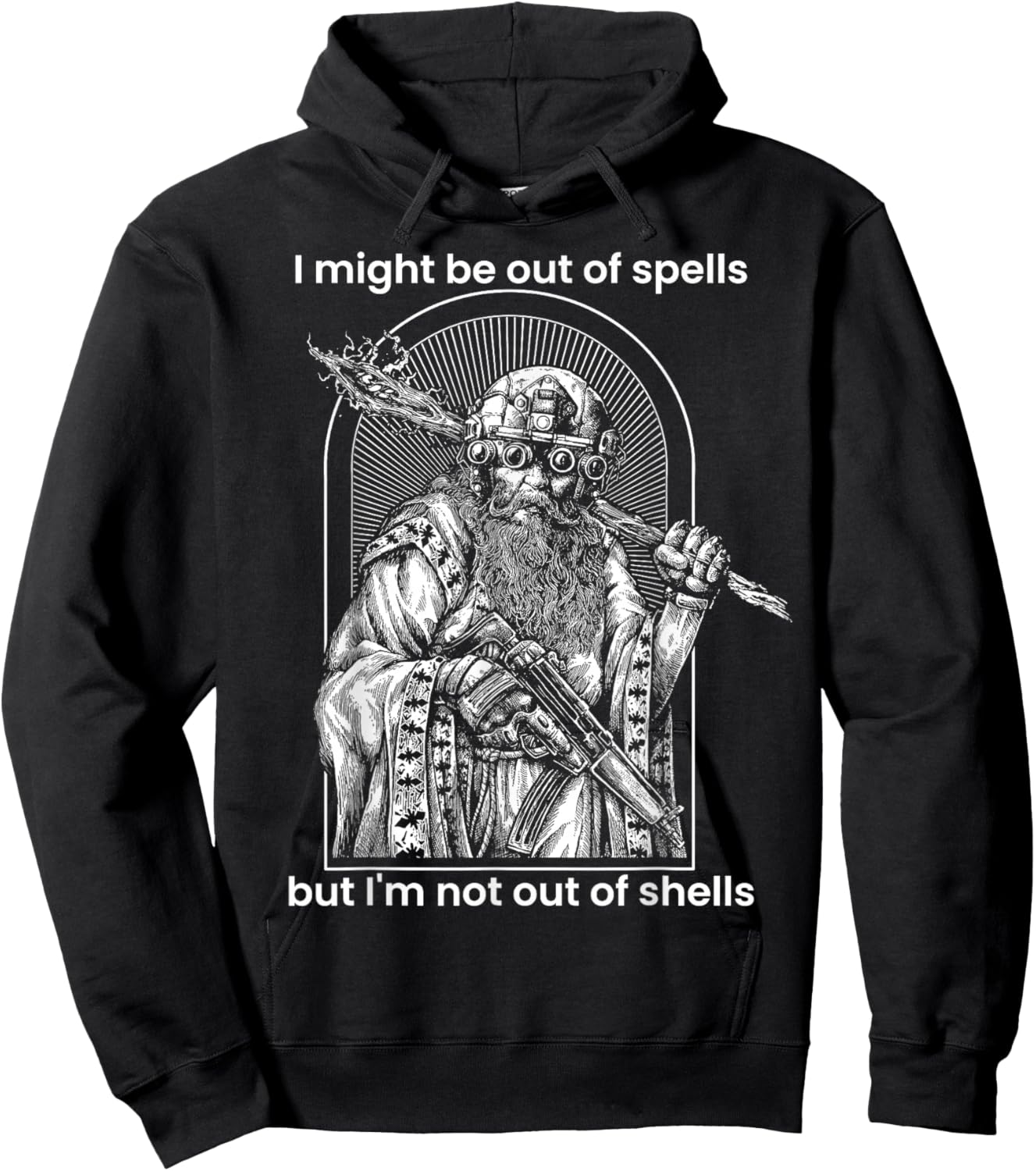 I Might Be Out Of Spells But I'm Not Out Of Shells Hoodie - Hoodie | Black