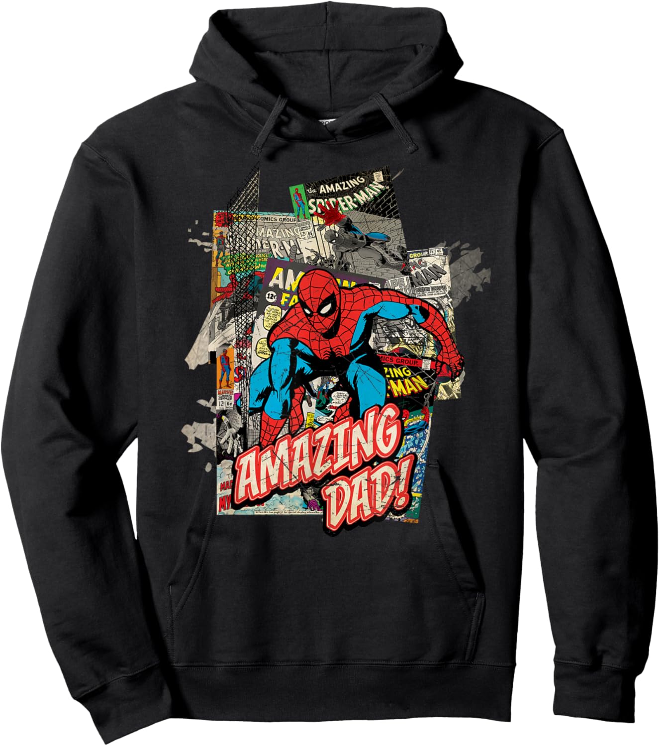 Marvel Spider-Man Amazing Dad for Father's Day Hoodie - Hoodie | Black