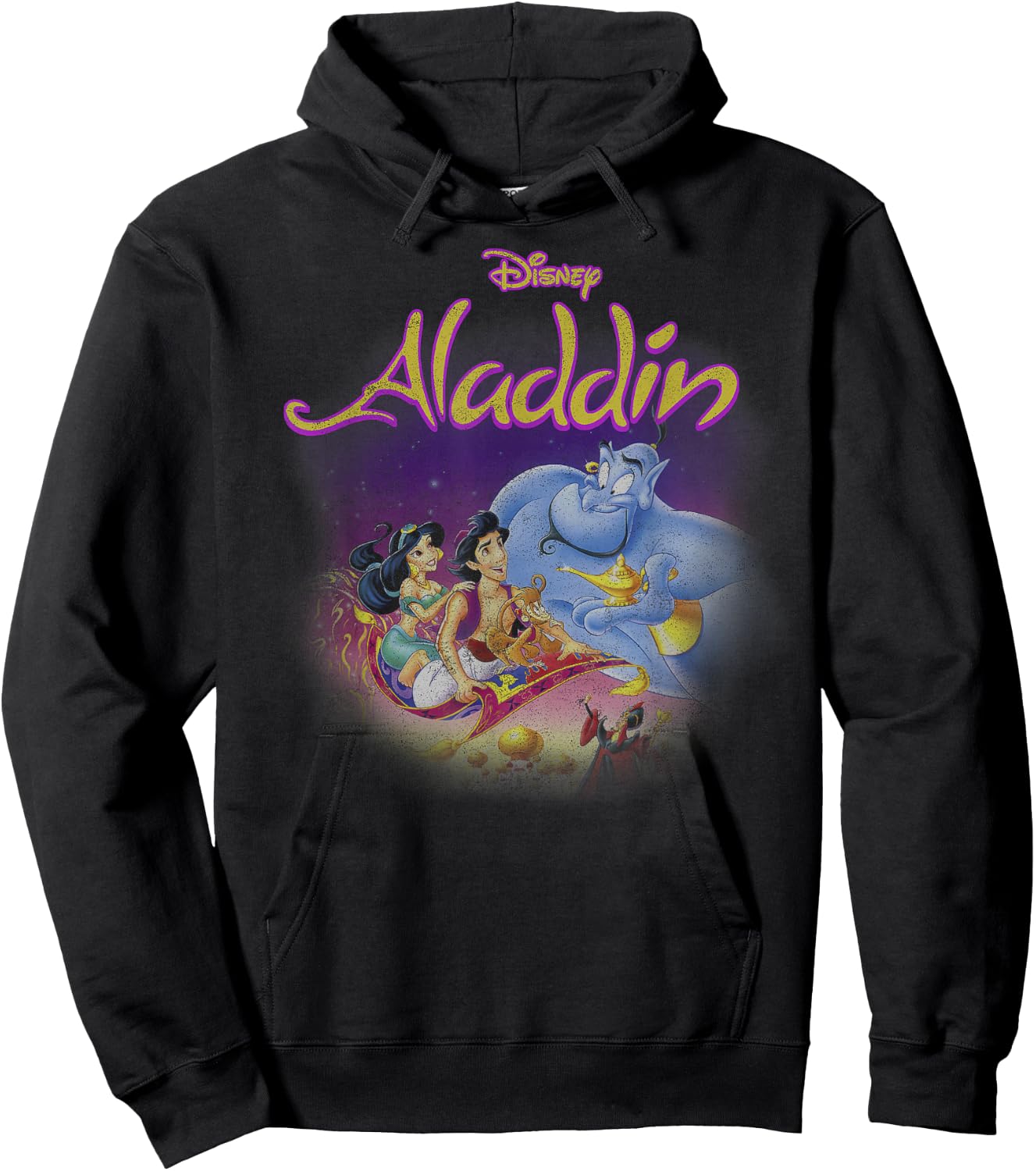 Disney Aladdin Magic Carpet Movie Cast Small Hoodie - Hoodie | Black