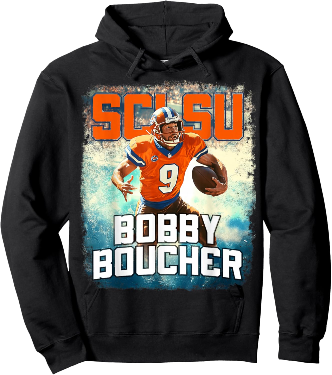 SCLSU Mud Dogs - Bobby Boucher The Waterboy Hoodie - Hoodie | Black
