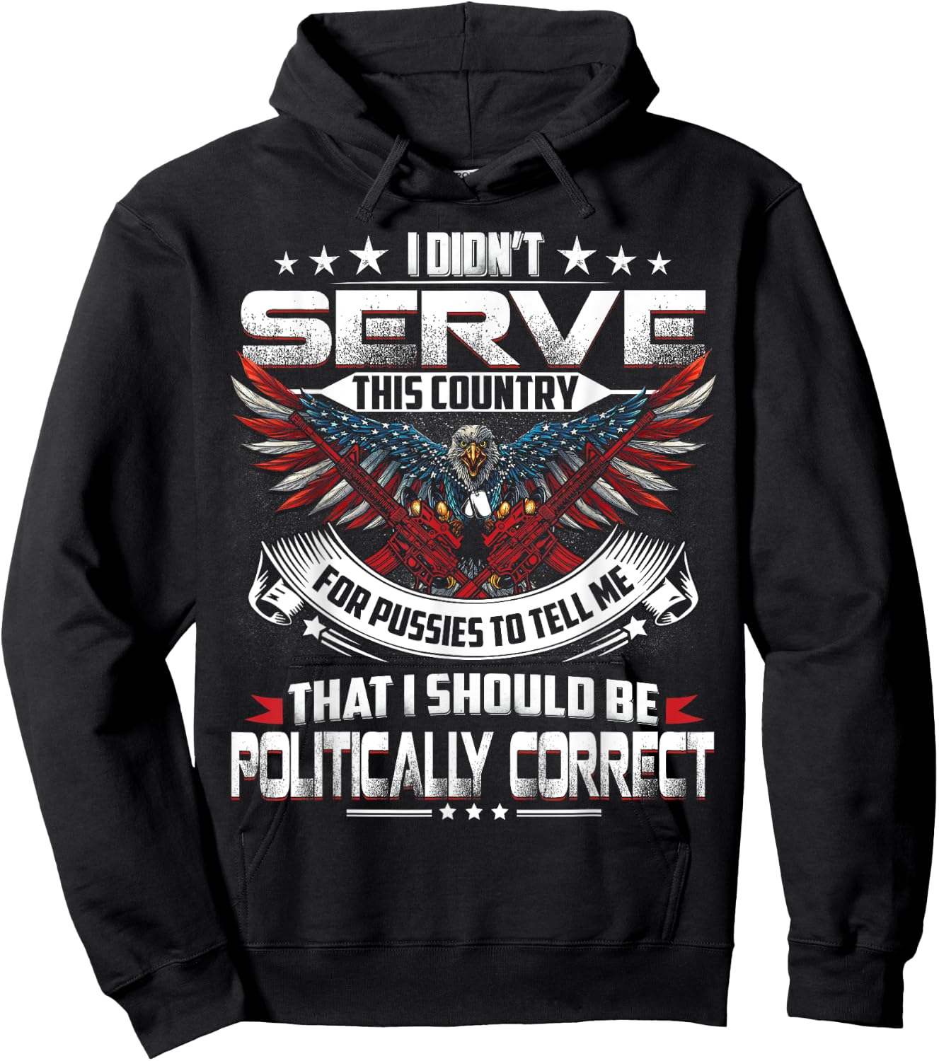 I Didnt Serve This Country Veteran Gift Hoodie - Hoodie | Black