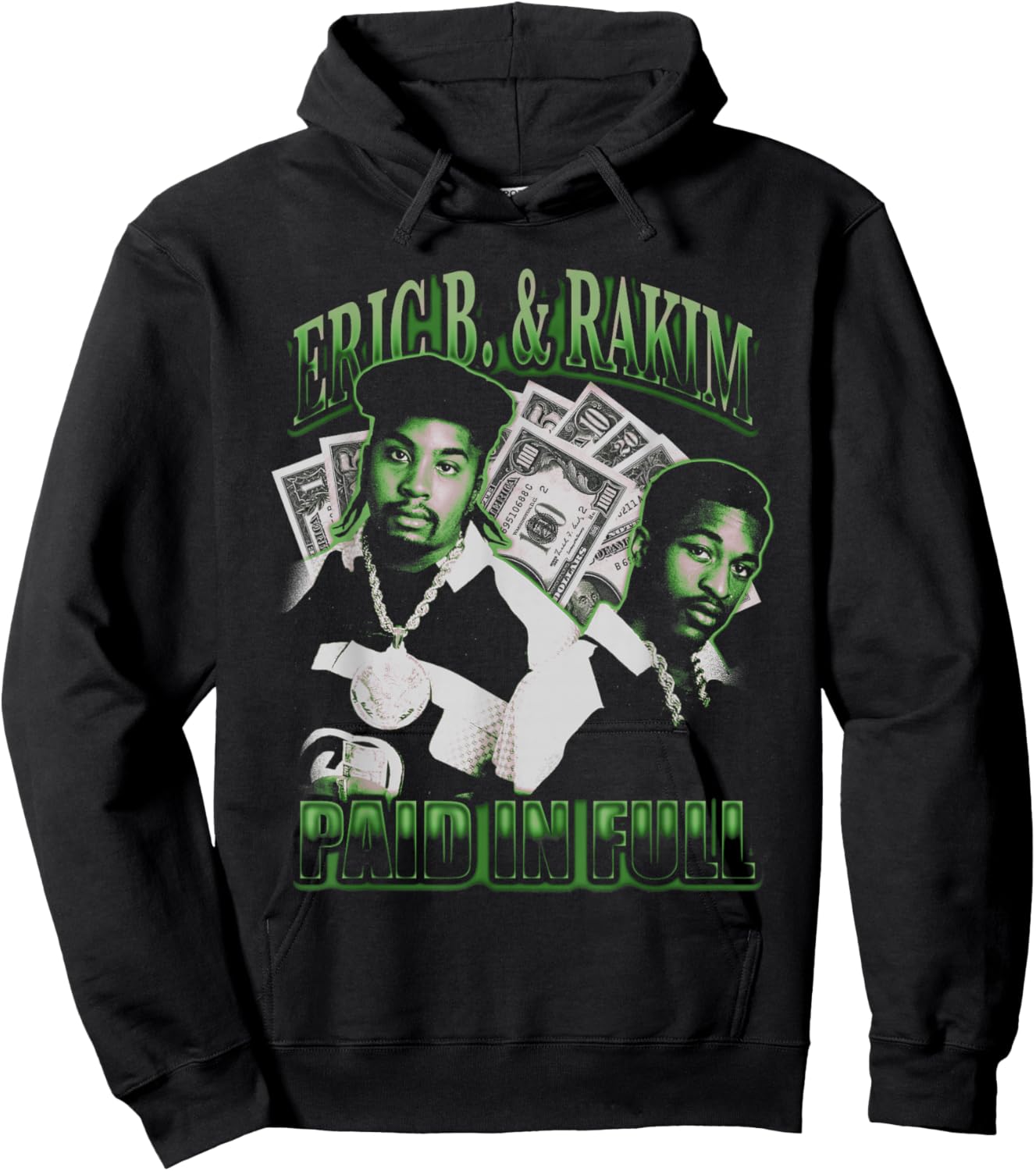 Eric B & Rakim – Paid In Full Hoodie - Hoodie | Black