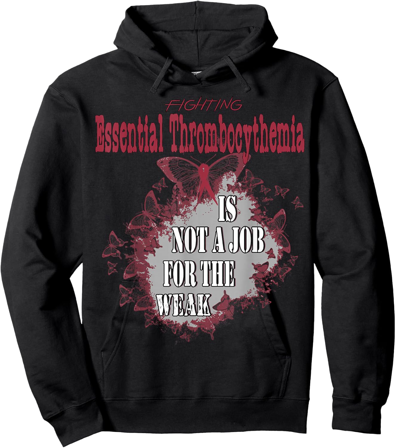 Essential Thrombocythemia Awareness Hoodie - Hoodie | Black