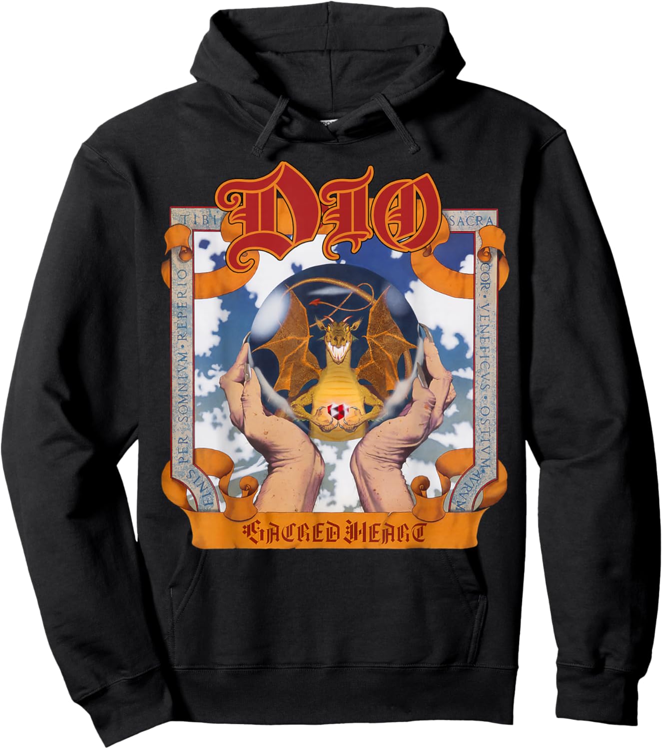 Dio – Sacred Heart Black Hoodie - Hoodie | Black