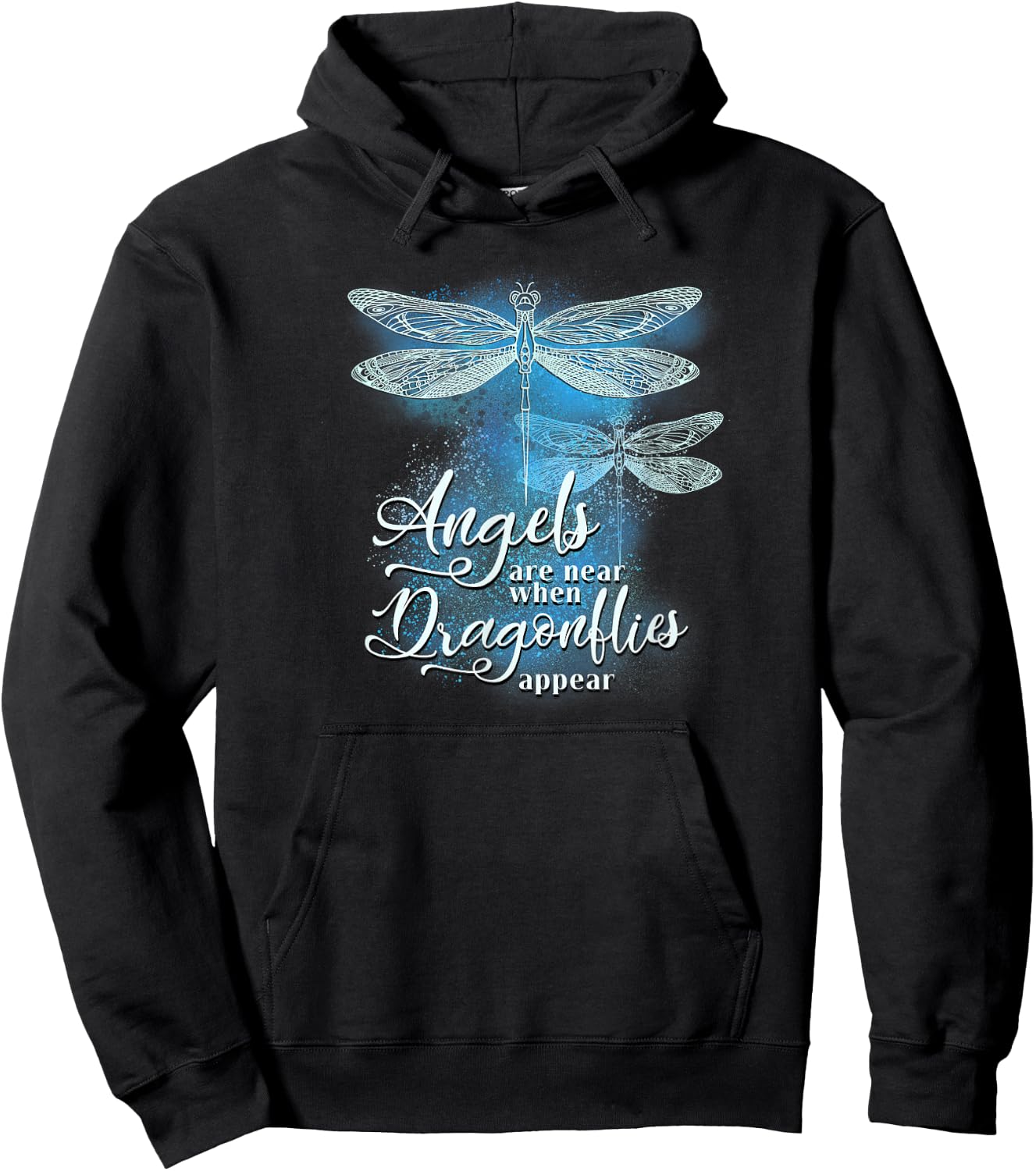 Dragonfly Gifts Dragonflies Clothes Hippie Gift Wings Hoodie - Hoodie | Black