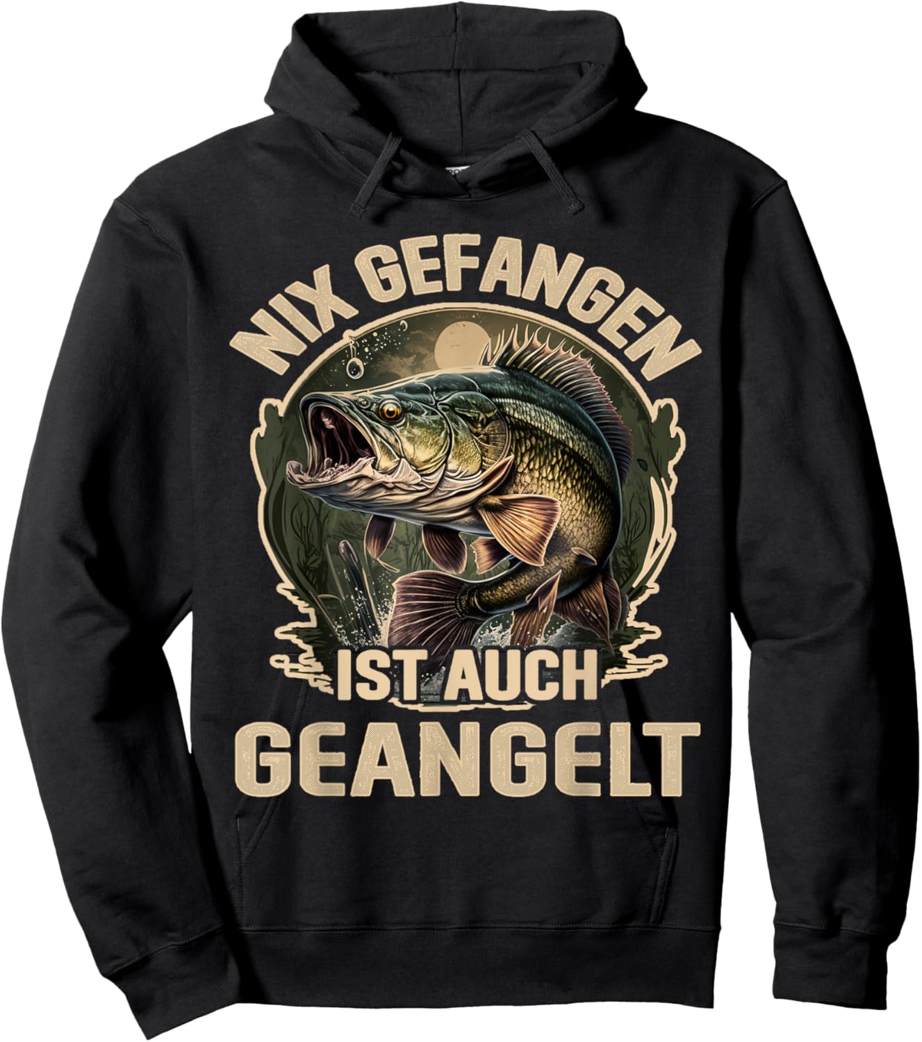 Angler Angeln lustige Angelsprüche Geschenk, Lustiges Angel , Schwarz, S Hoodie - Hoodie | Black
