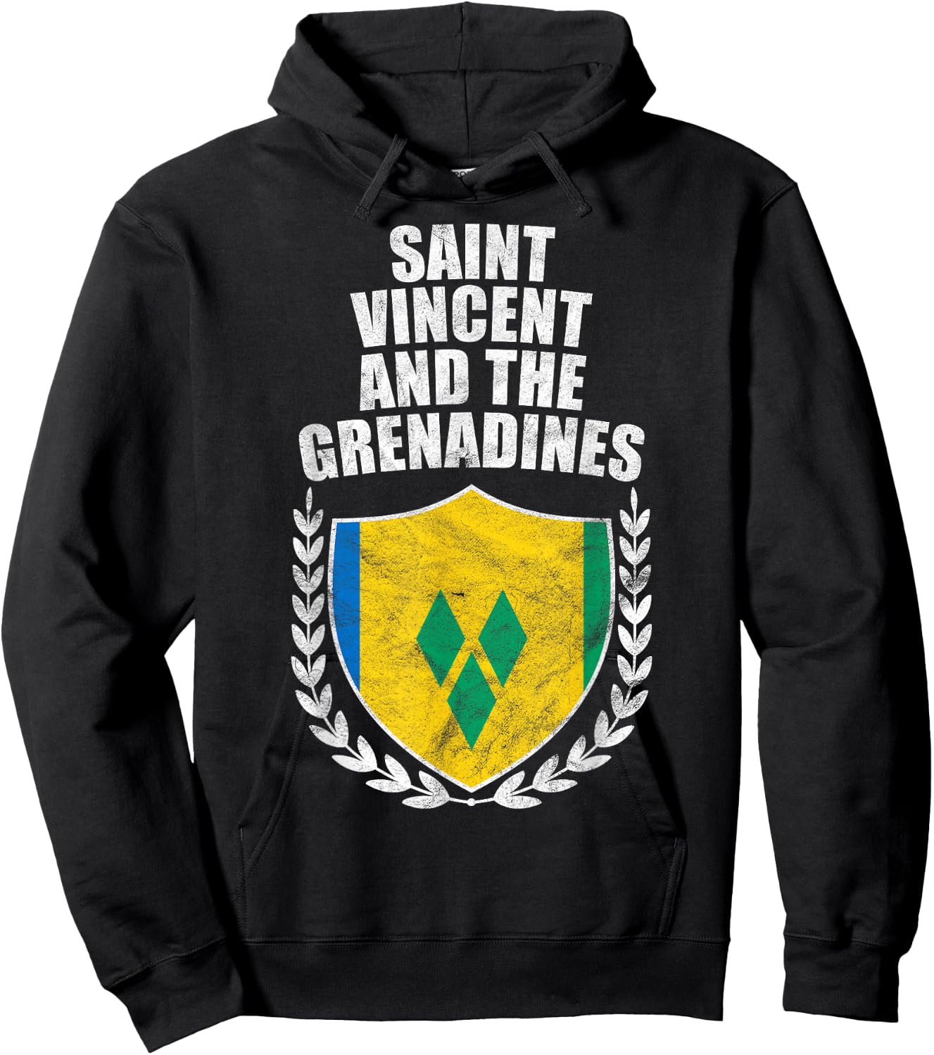 Saint Vincent and the Grenadines Hoodie - Hoodie | Black