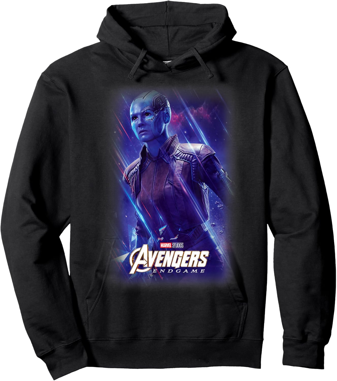 Marvel Avengers Endgame Nebula Galactic Poster Hoodie - Hoodie | Black