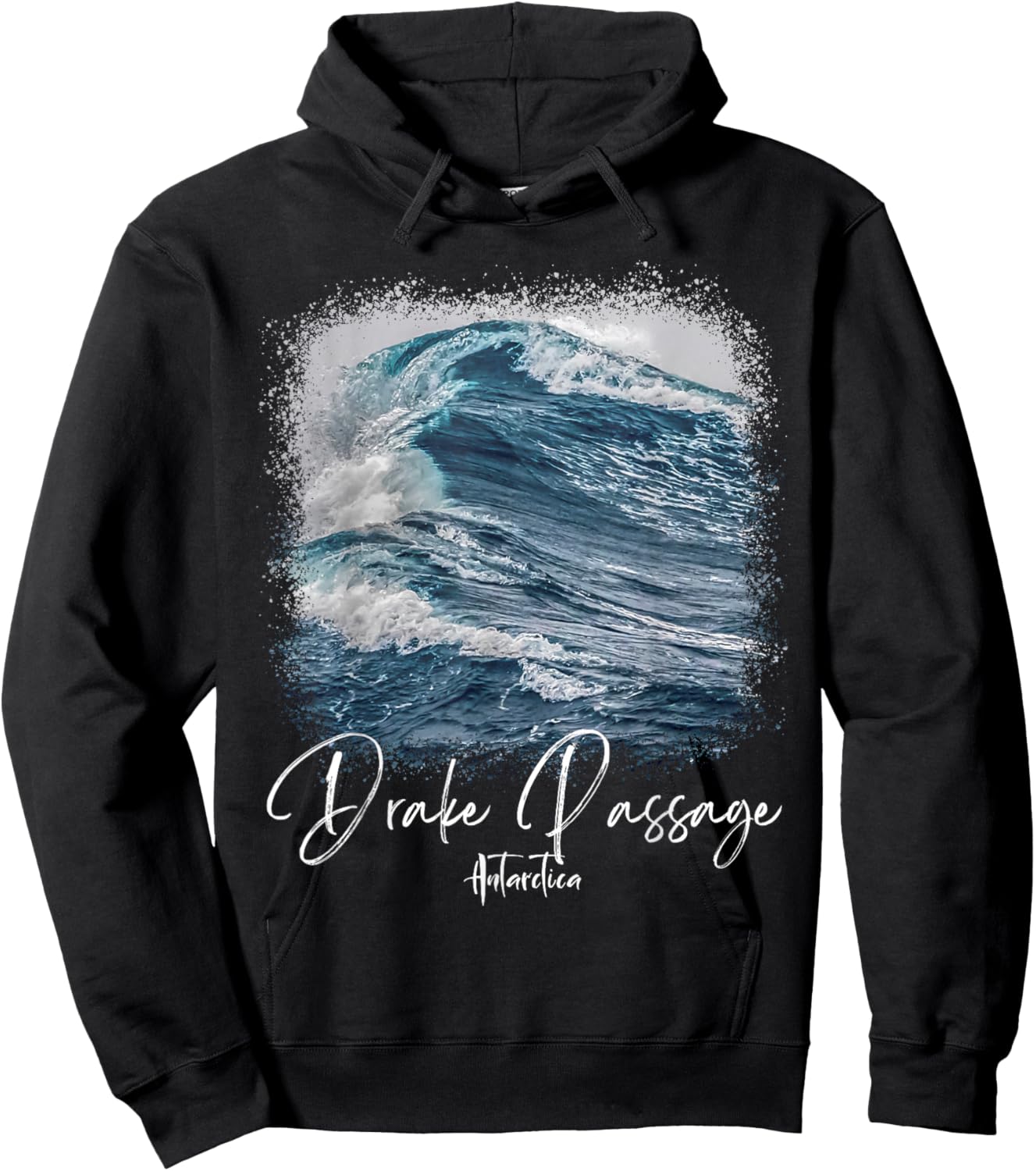 Drake Passage Antarctica Hoodie - Hoodie | Black
