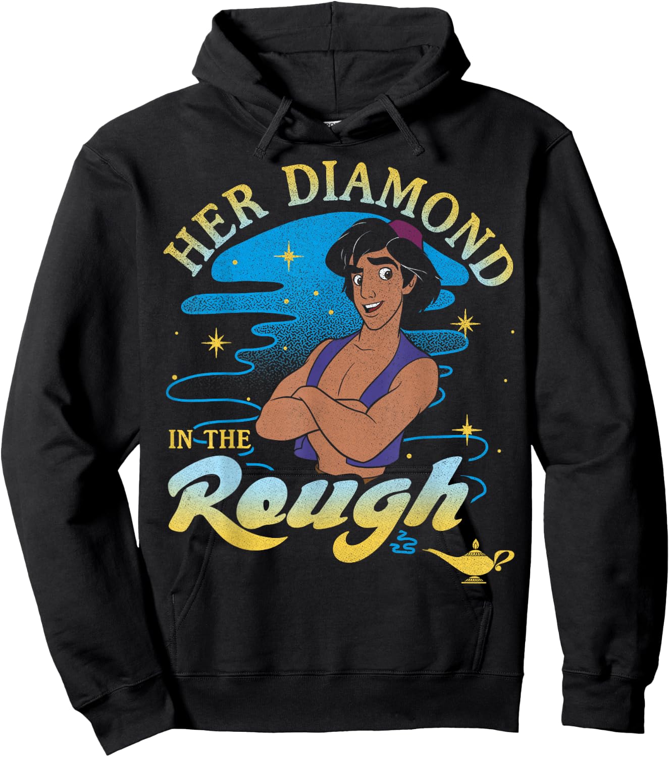 Disney Aladdin Her Diamond In The Rough Portrait Hoodie - Hoodie | Black